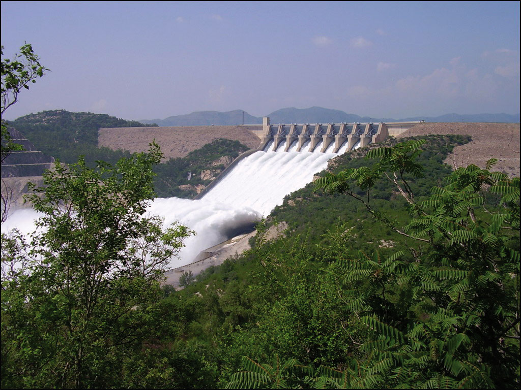 Le barrage de Tarbela au nord du Pakistan