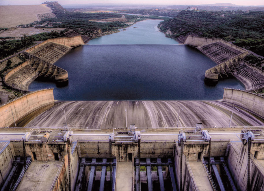 Le barrage re-haussé de Mangla