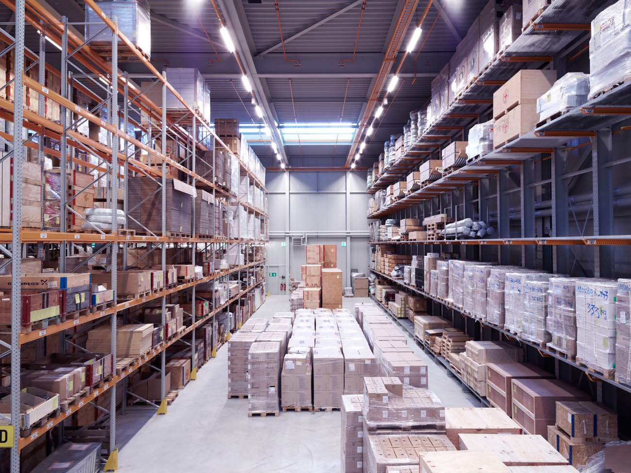 La halle de stockage