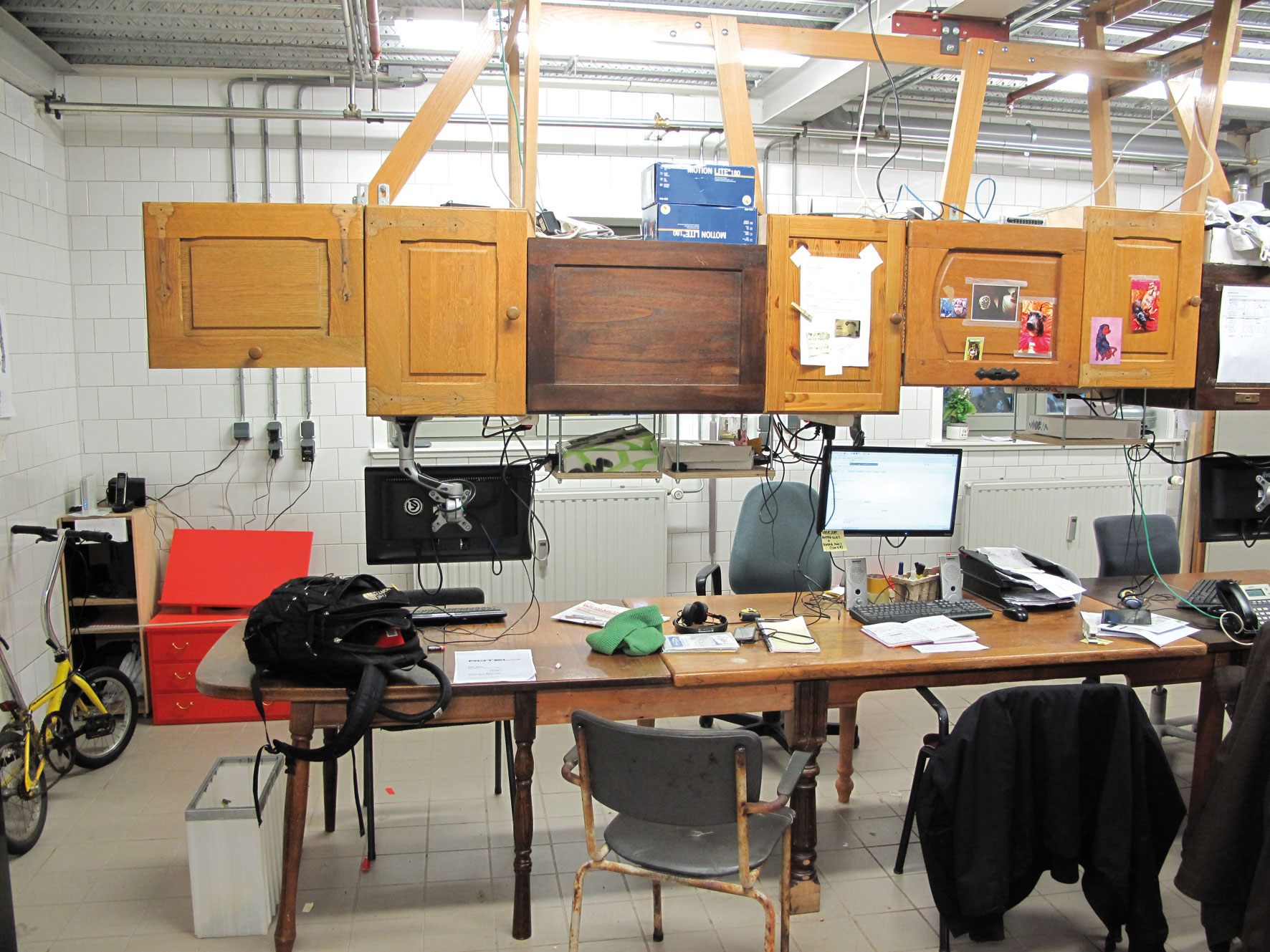 Vue sur l’intérieur des bureaux réalisés par AVL