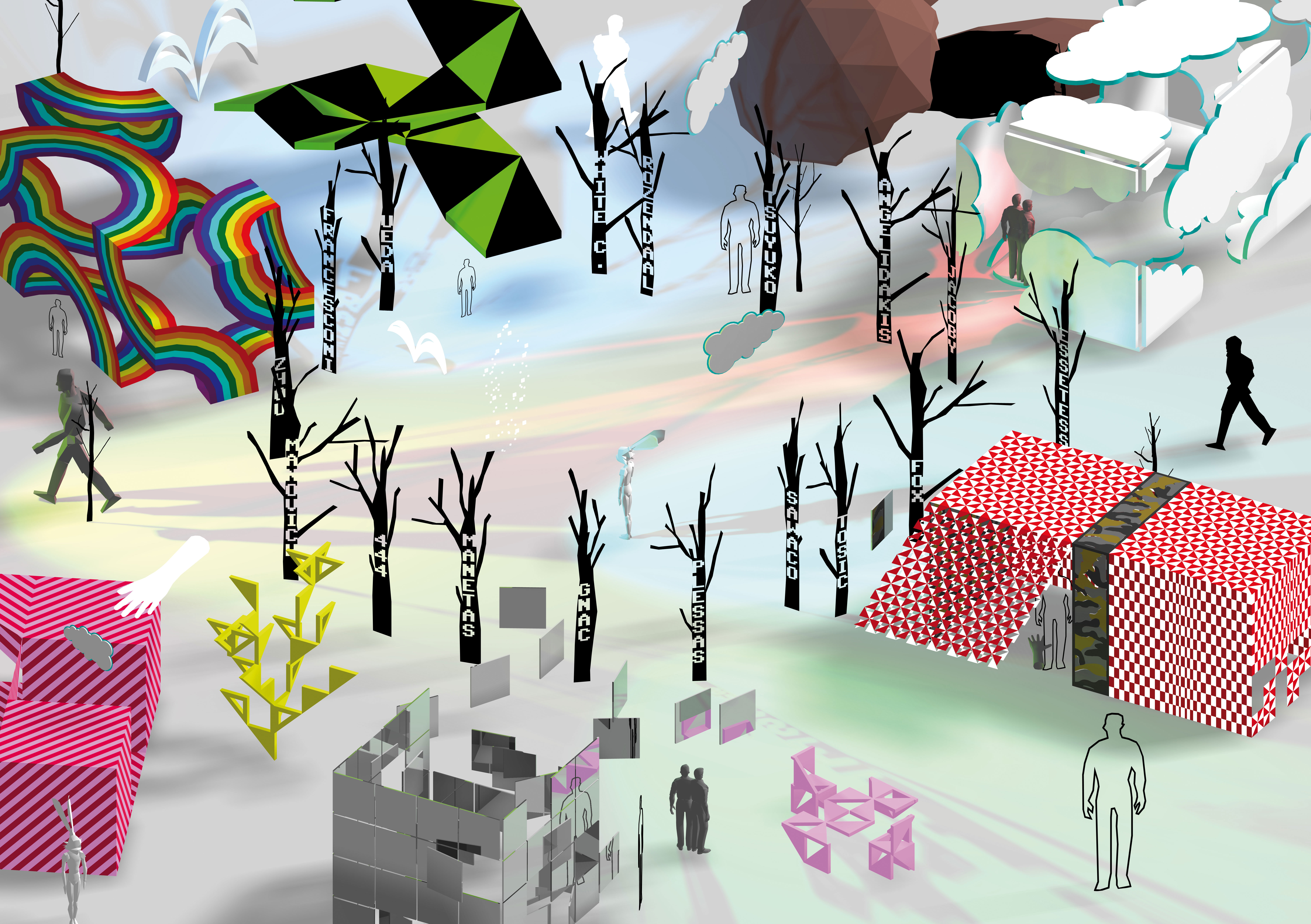 Andreas Angelidakis, "Neen World", 2002