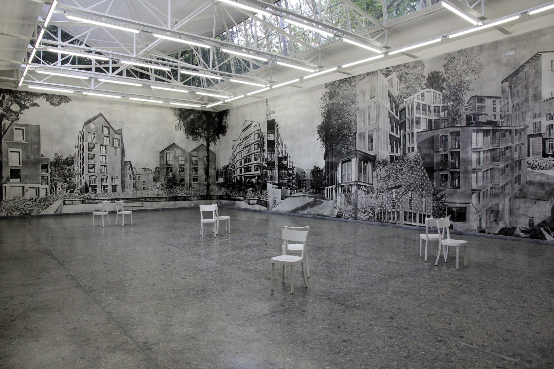 Vue générale de la fresque