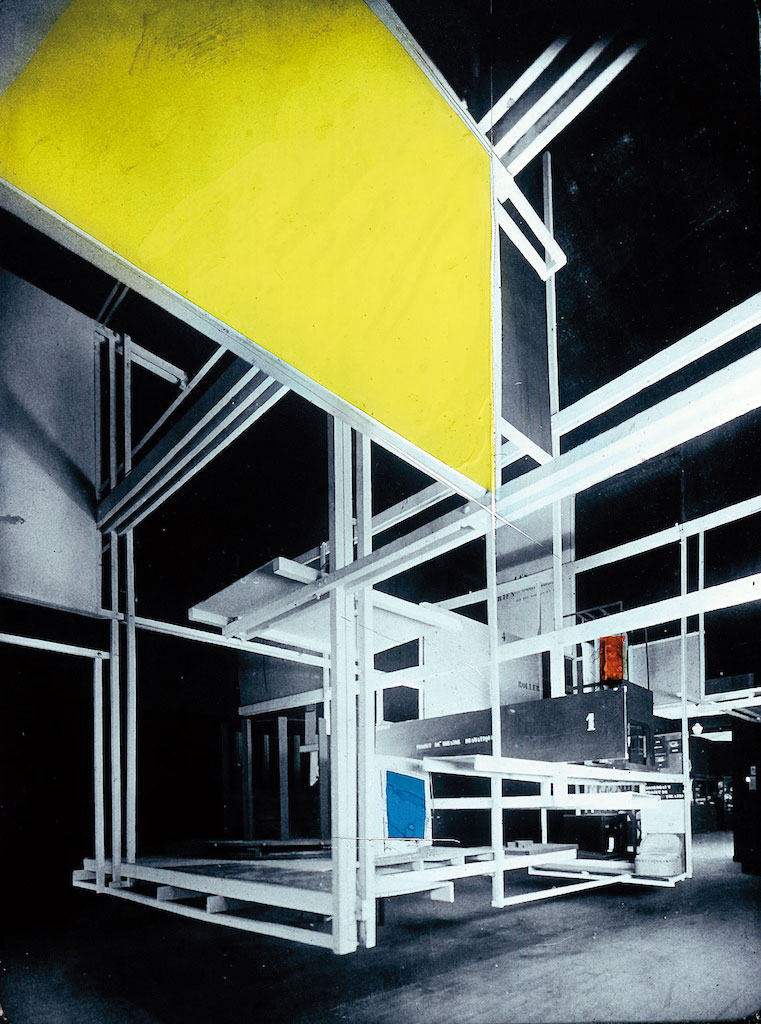 Frederick Kiesler, vue de l’installation City in Space