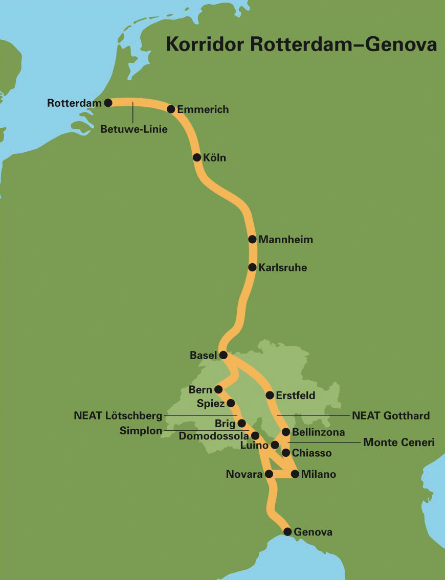 Corridor Rotterdam-Gênes