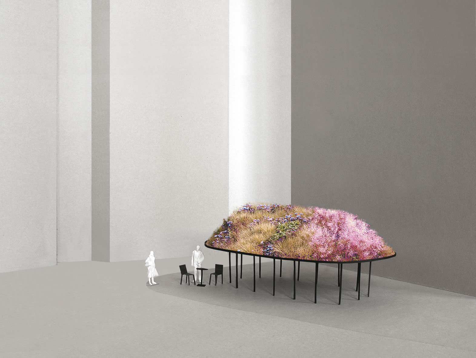 (Prix) Landing N°4 site 4: place Pépinet / Johannes Norlander Arkitektur AB, J. Norlander, A. Aderklint, S. Malm