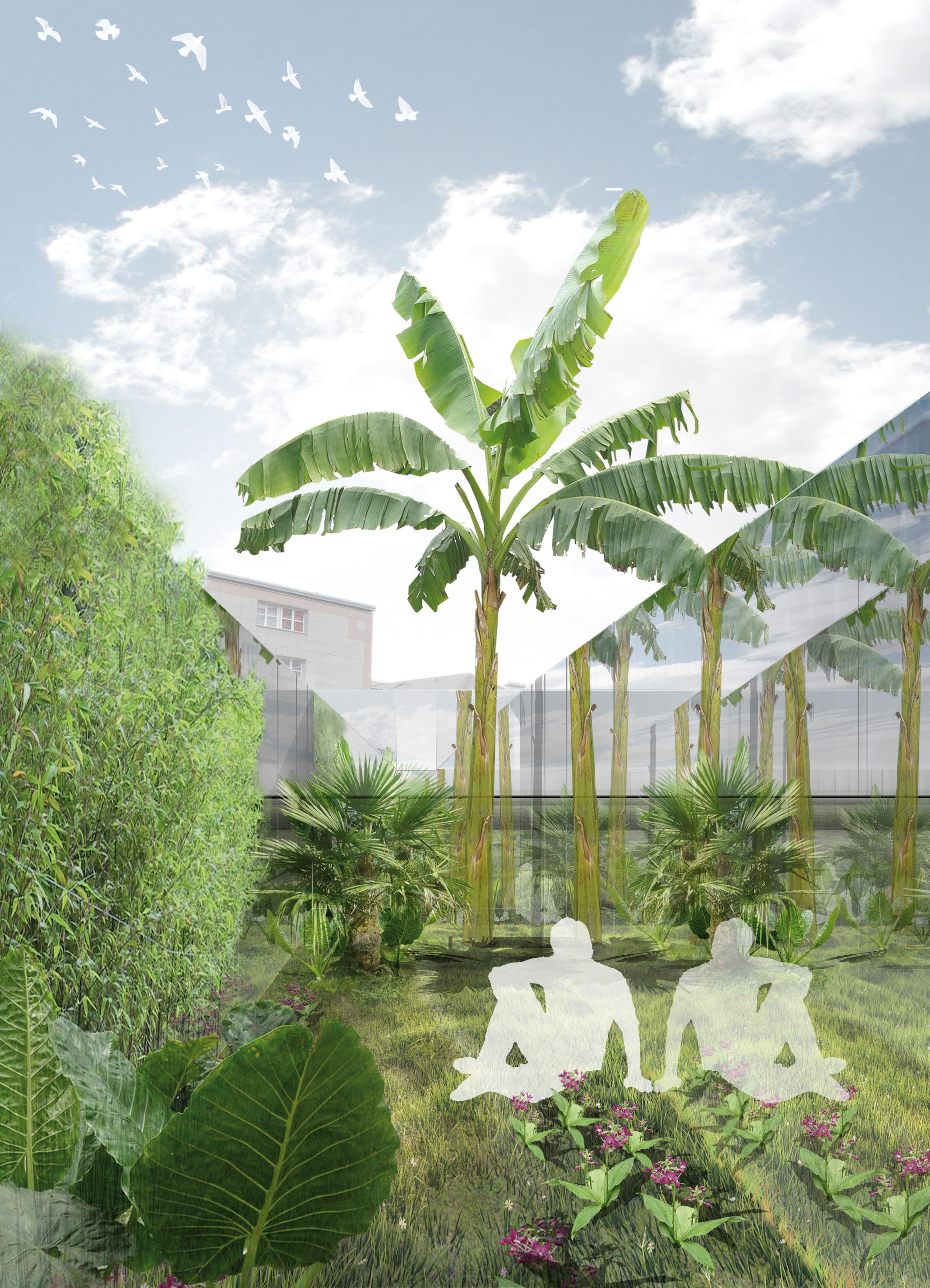 (Distinction) Botanic Box site 2: îlot Monnard / Métais + nuvolab, E. Métais, D. Benedetti, J. De Clercq, A. Ferrari, G. Furter, N. Lariccia, L. Bonneau, P. A. Boucton