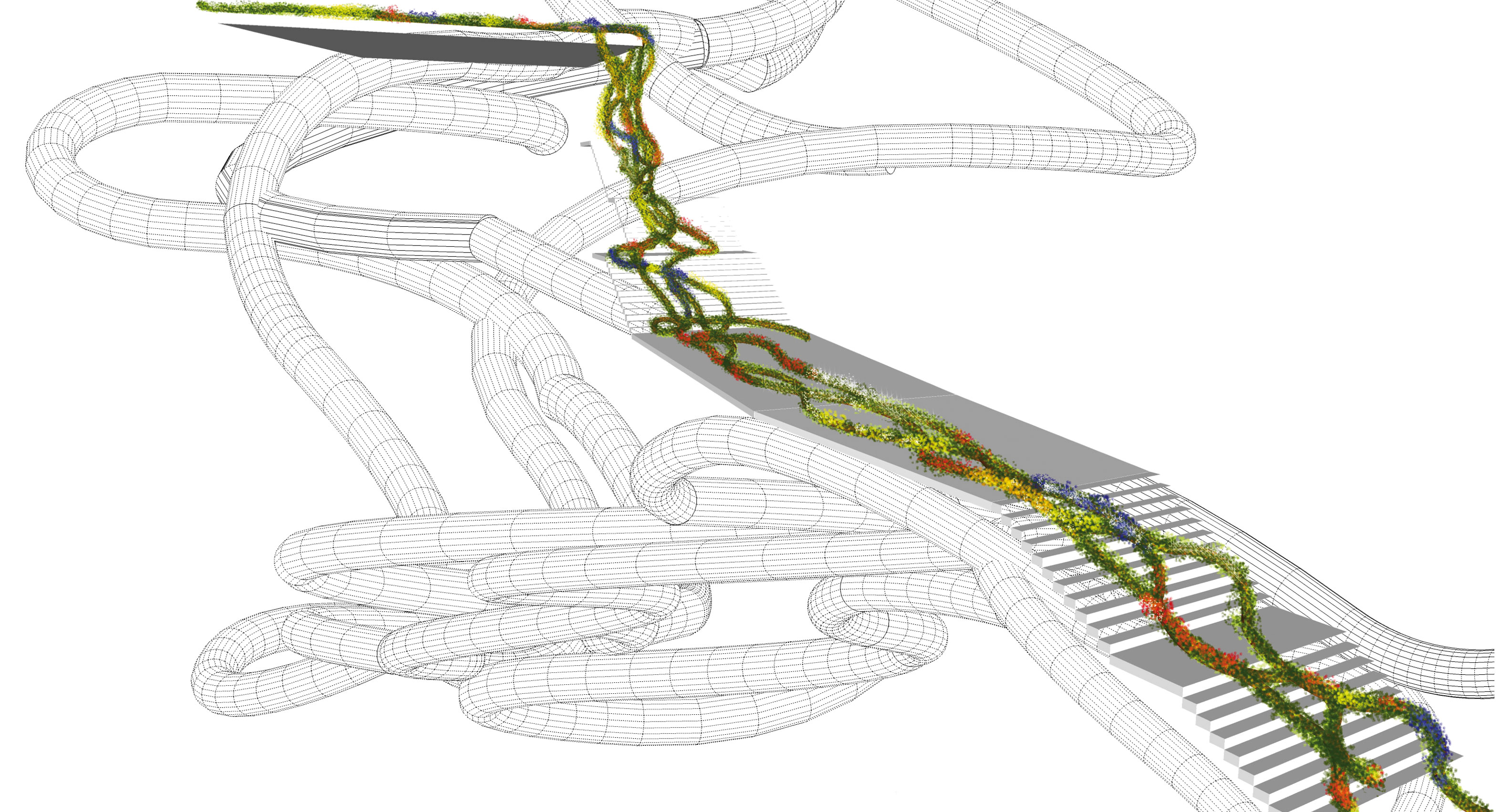 (Distinction) Rolling Garden site 6: escaliers du Grand-Pont / F. Lafuente, S. Alder, G. Carballo, E. Casado, E. Savere