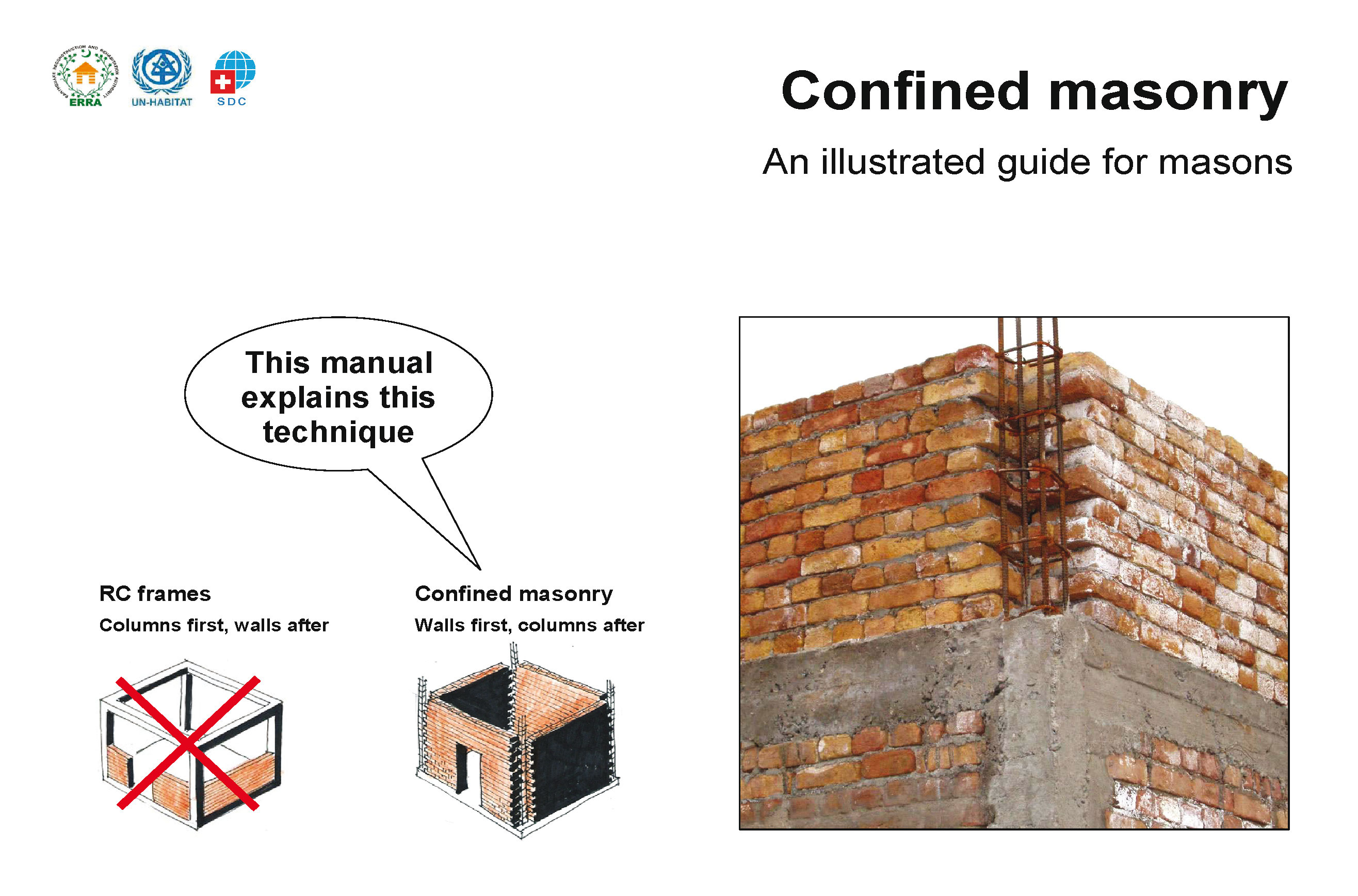 Manuel de maçonnerie chaînée conçu pour la reconstruction au Pakistan