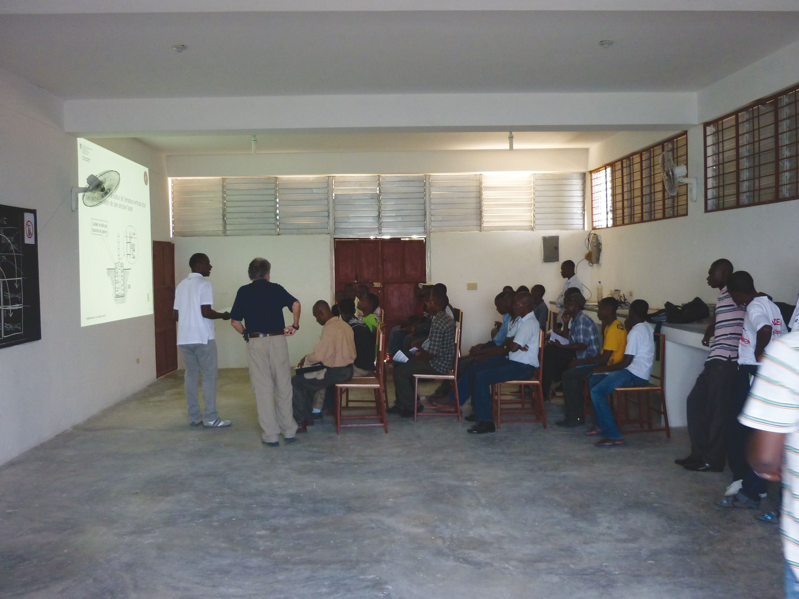 Formation en maçonnerie chaînée dispensé par le CCR