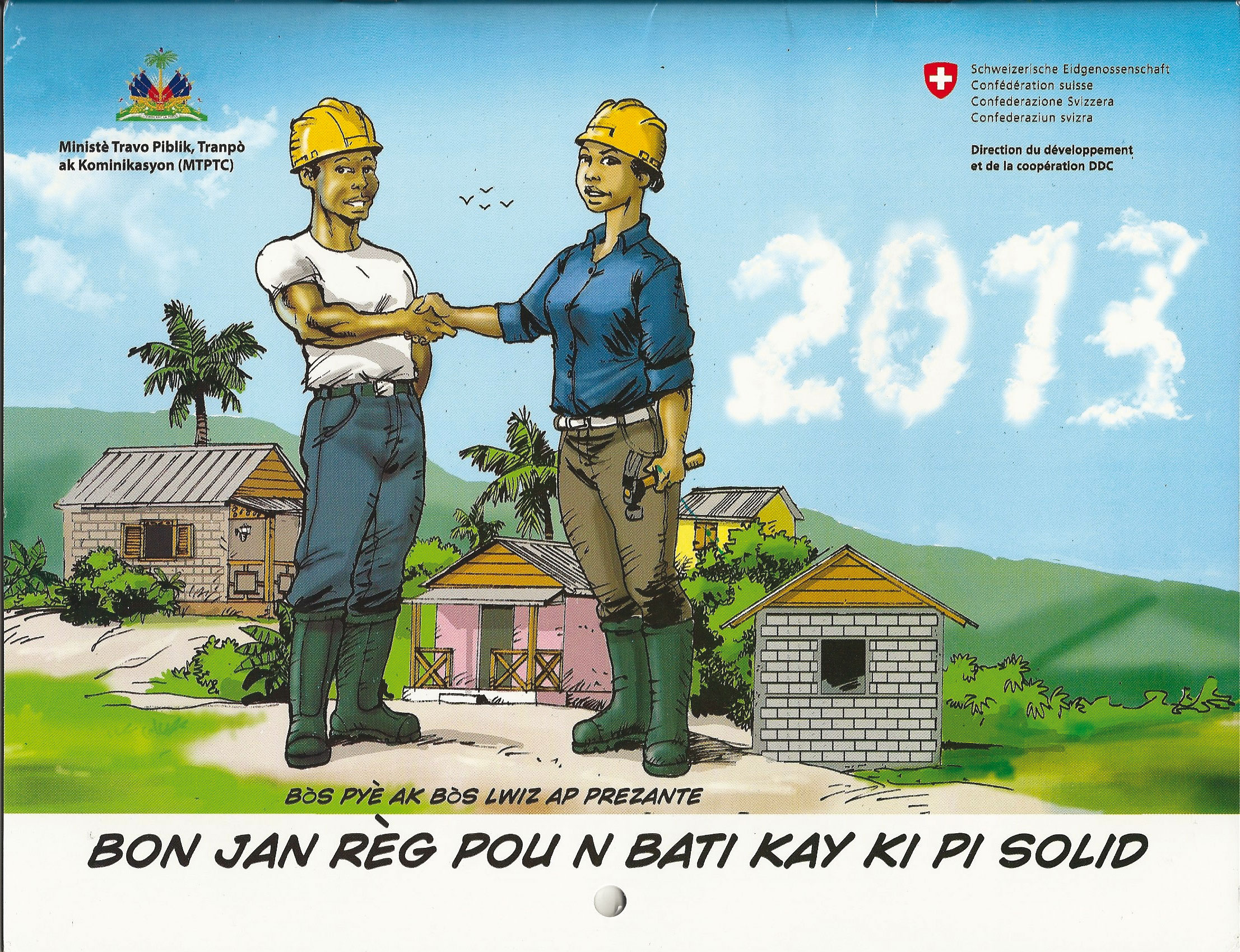 Calendrier pédagogique produit par le CCR