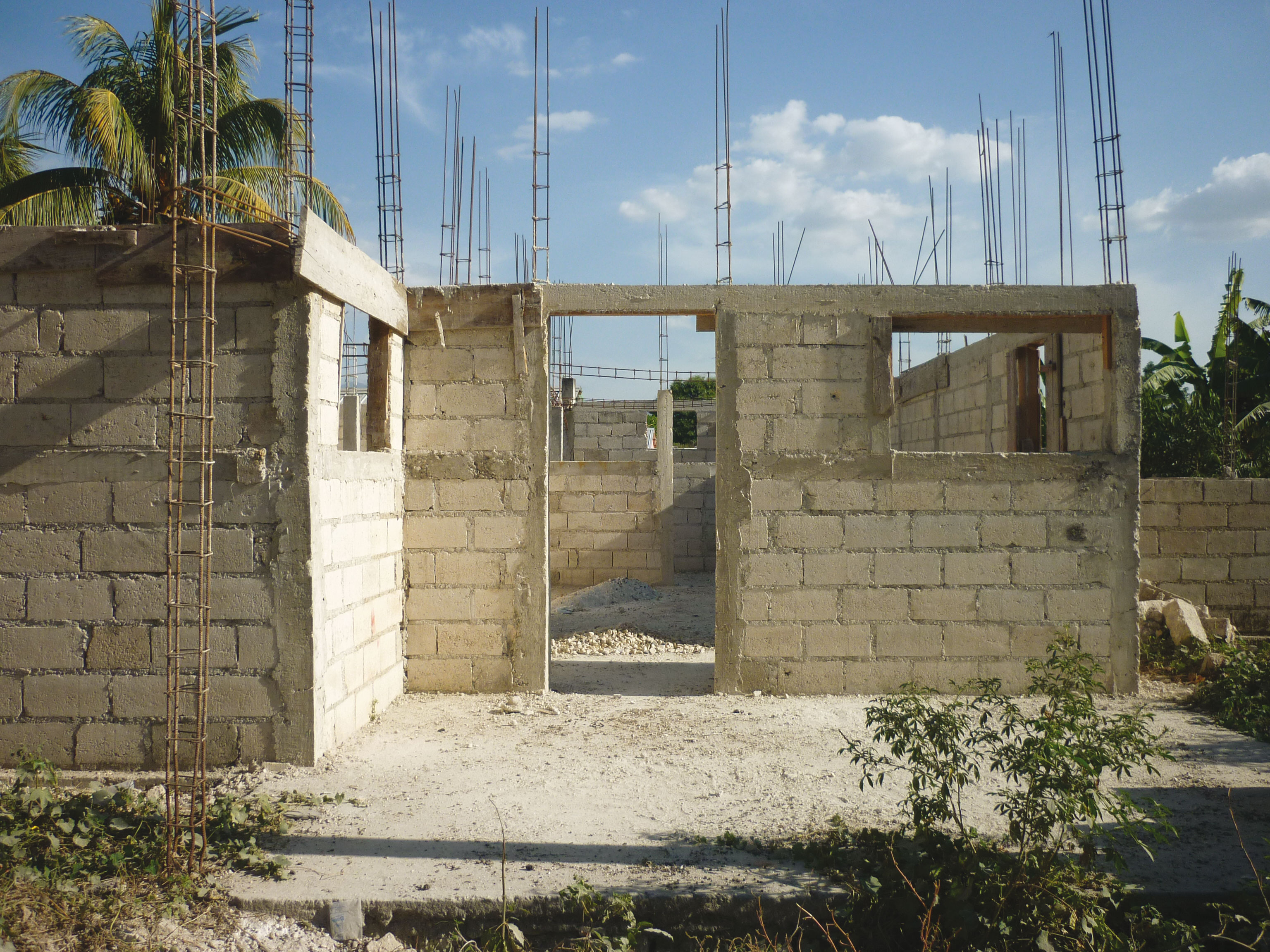 Auto-construction après la formation en maçonnerie chaînée