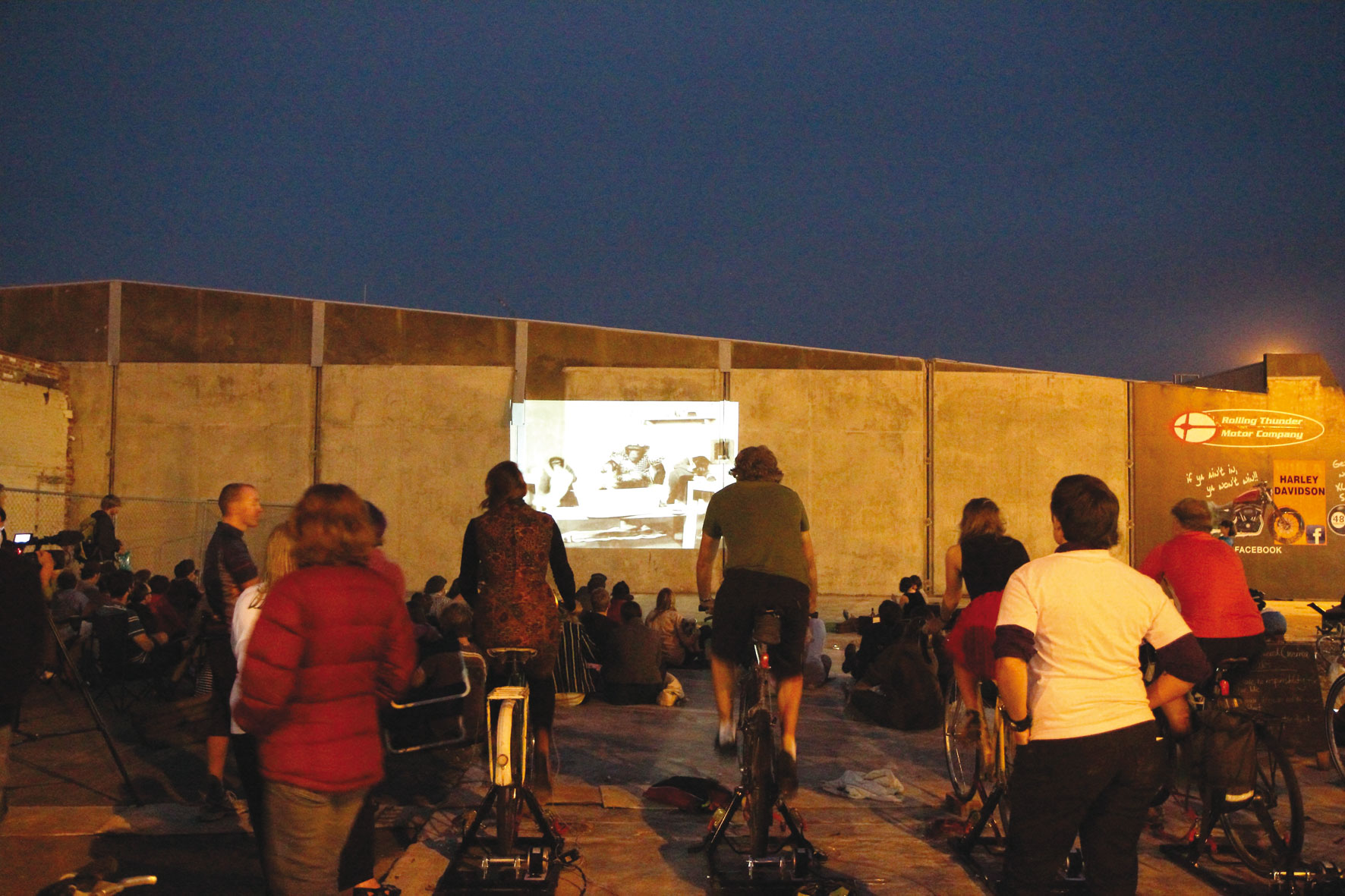 Le projet Cycle Powered Cinema