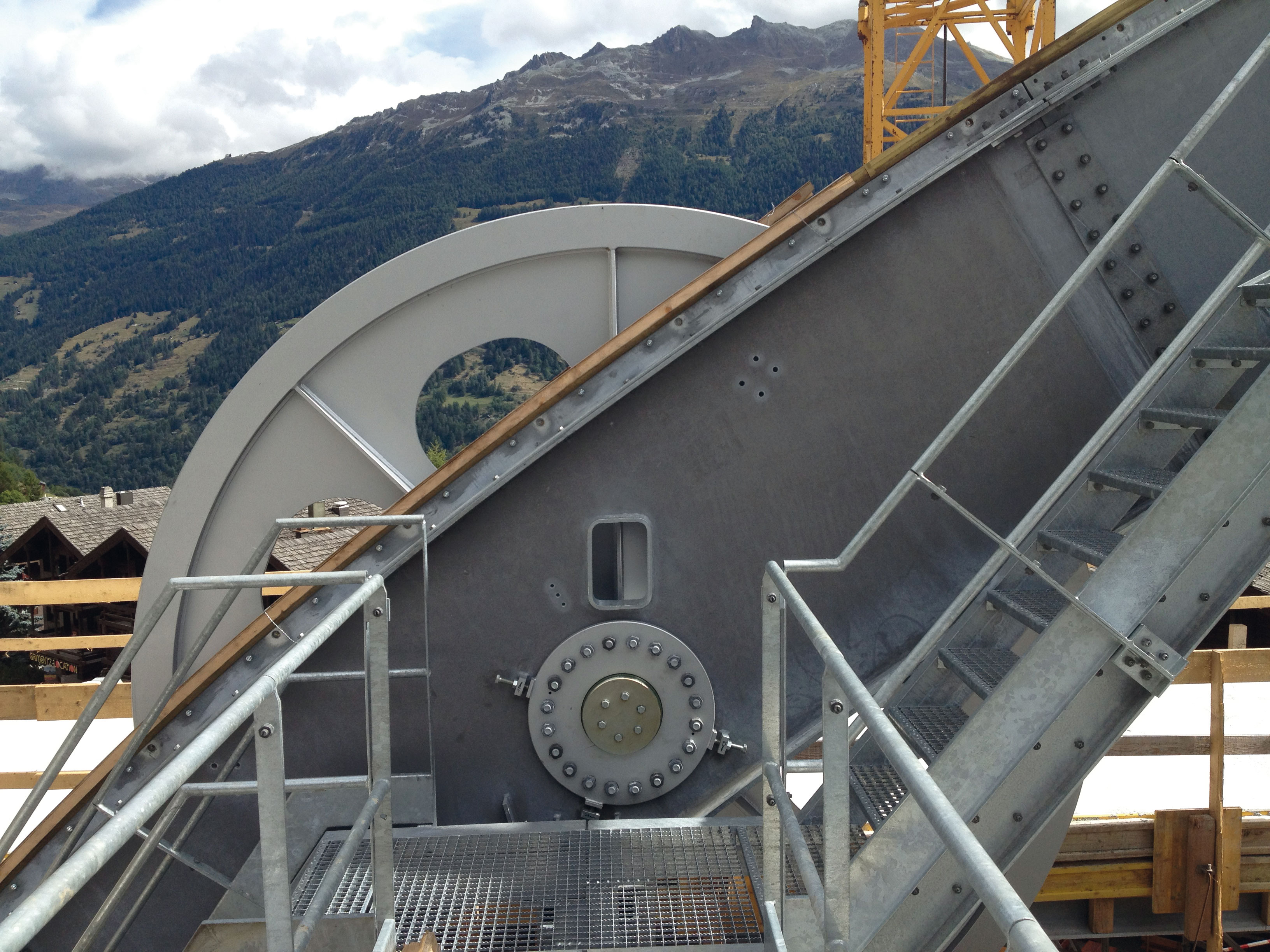 Guides câbles station inférieure