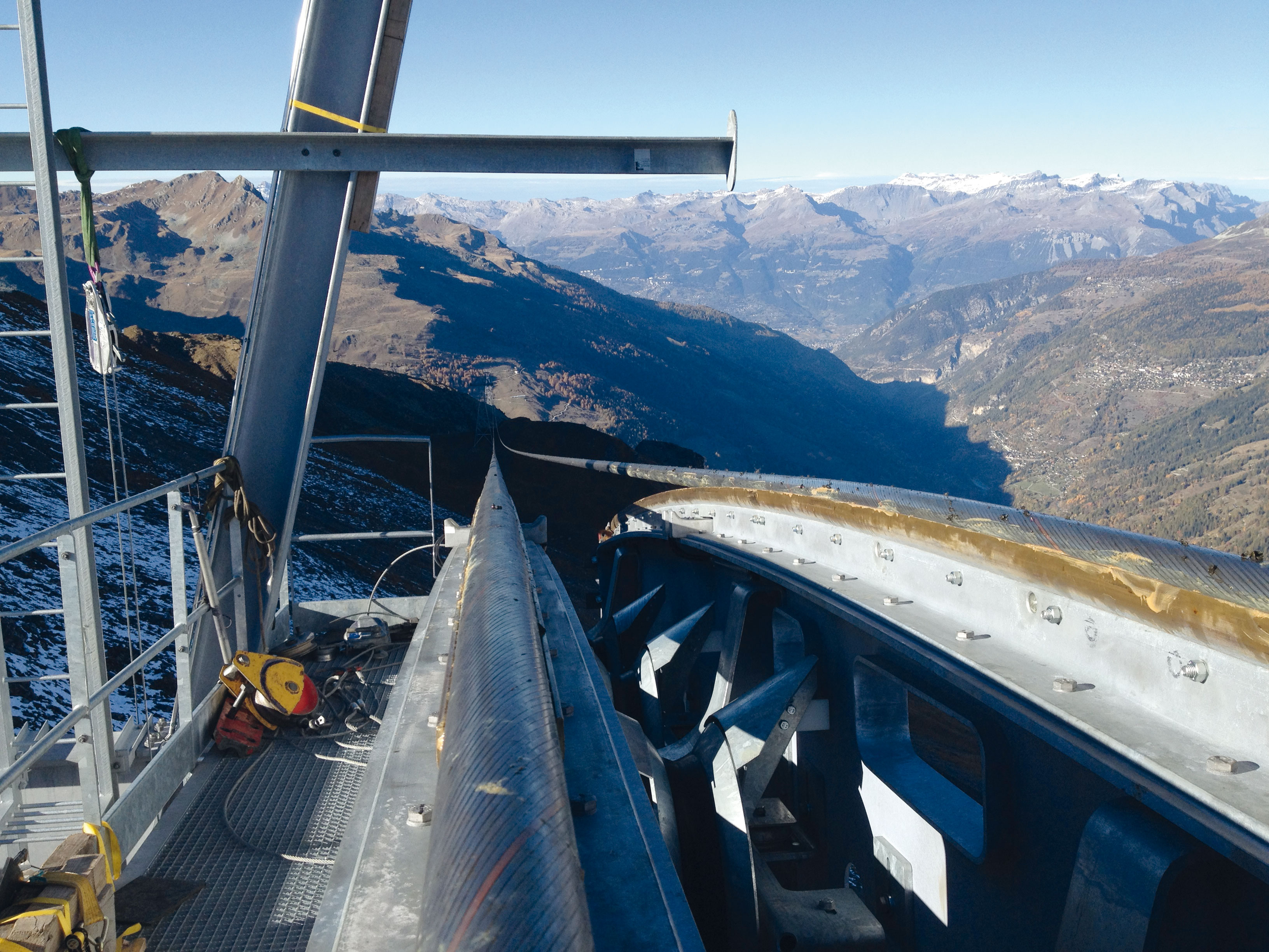 Val d’Anniviers depuis la station amont