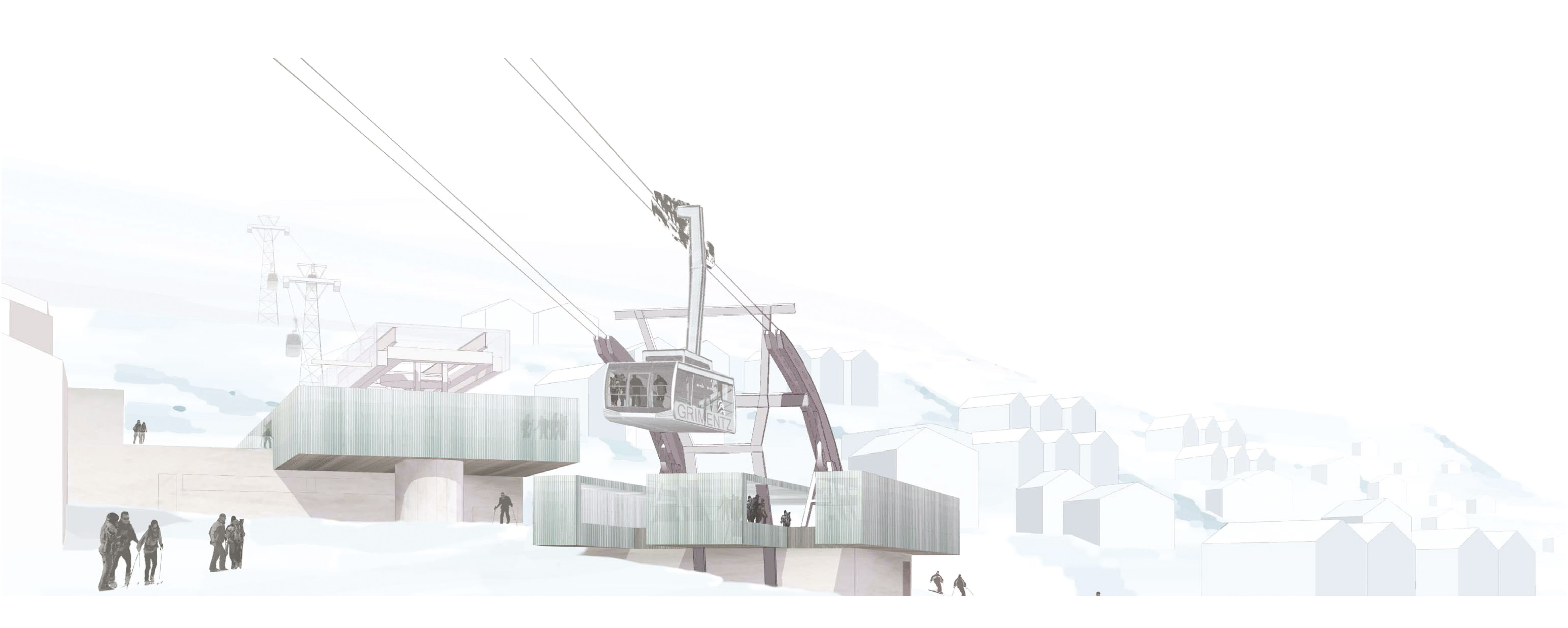 Perspective station aval