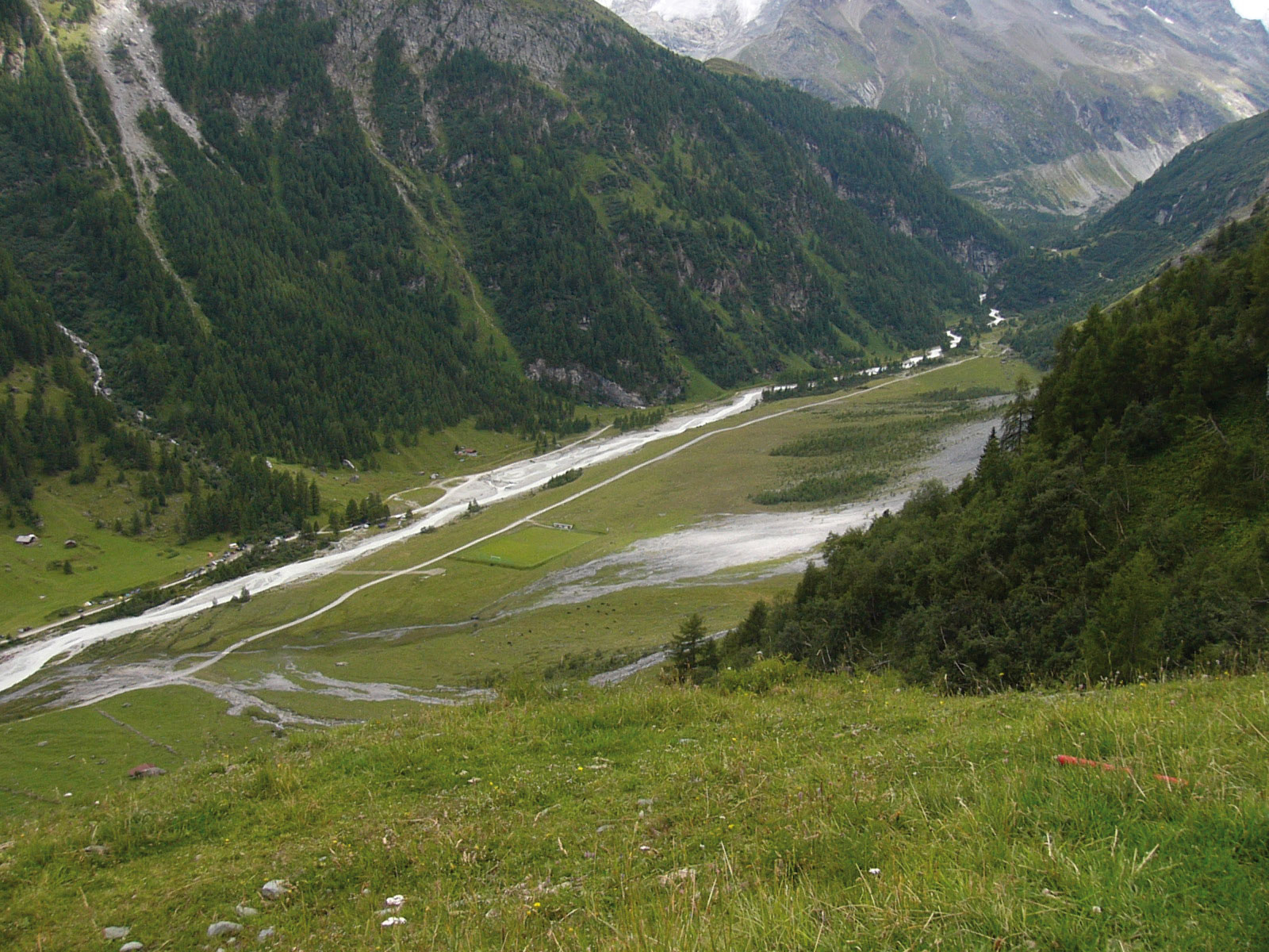 Vue sur la plaine de la Lé