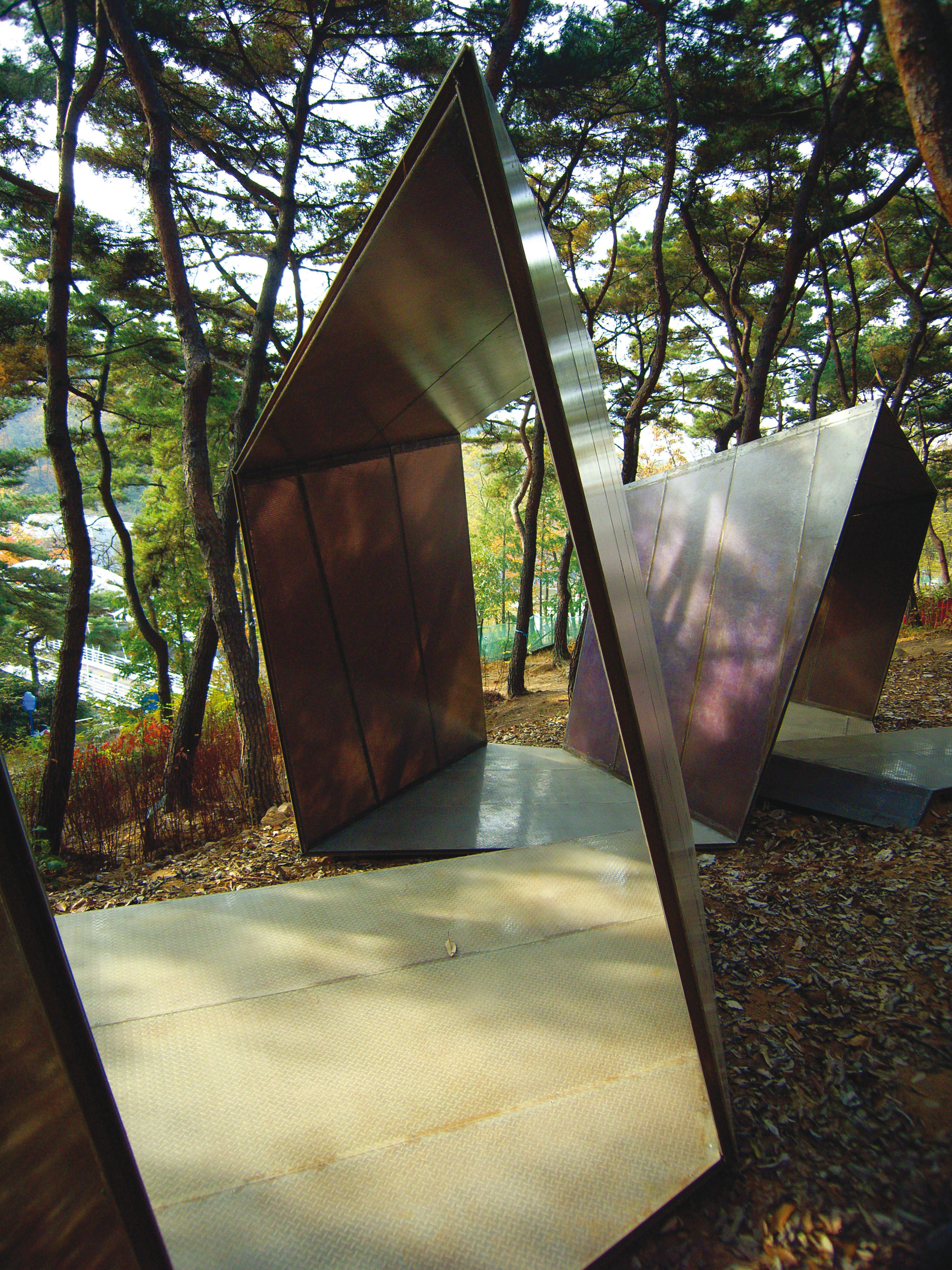 Installation Paper Snake, Anyang, Corée du sud, 2005