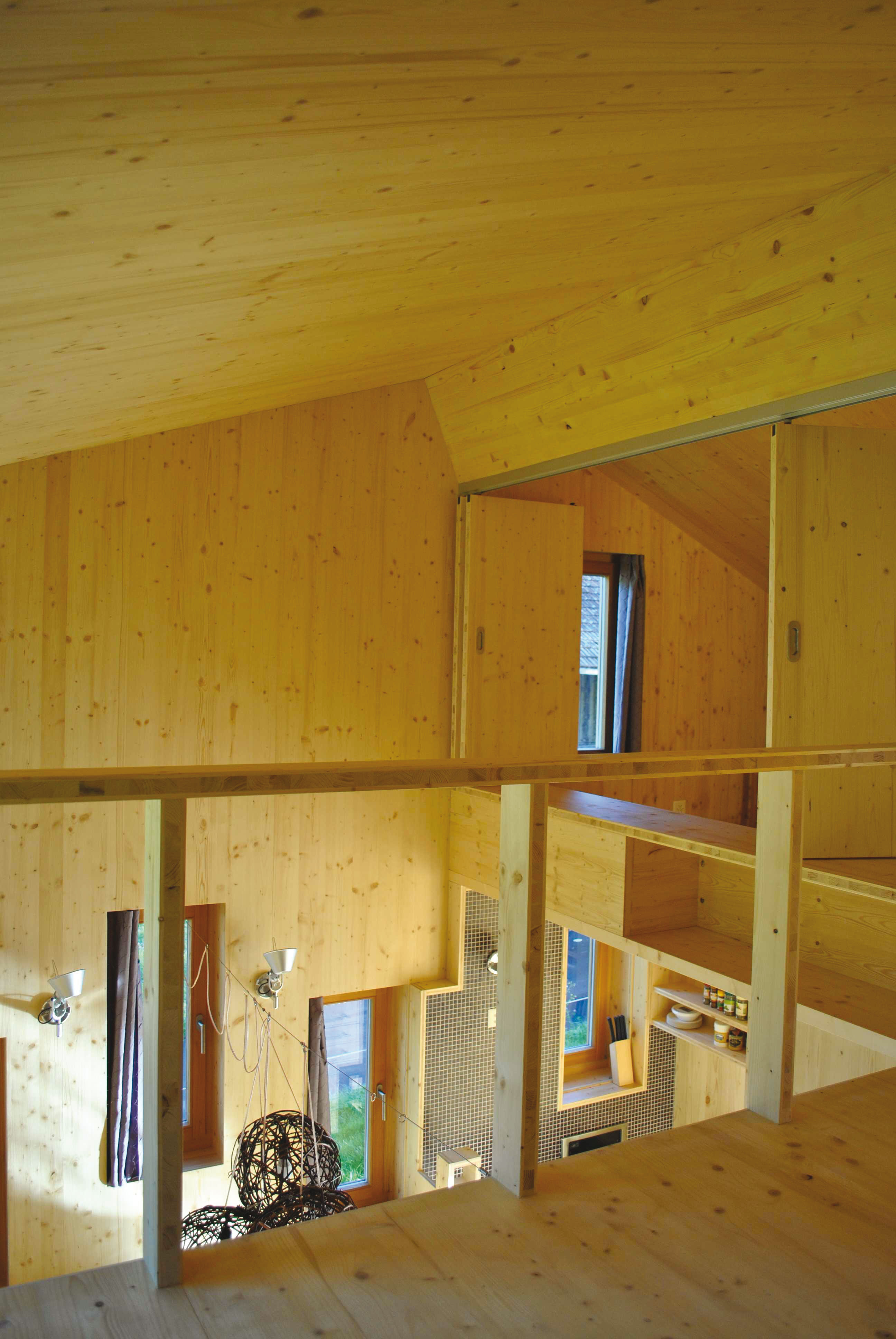 Vue depuis l’étage mezzanine