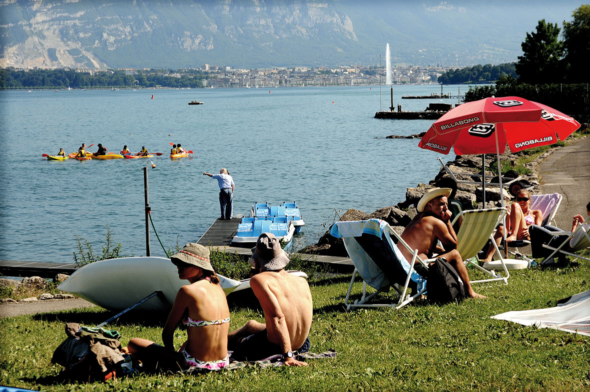 Photographie de Steeve Iuncker qui illustre la brochure Genève Envie.