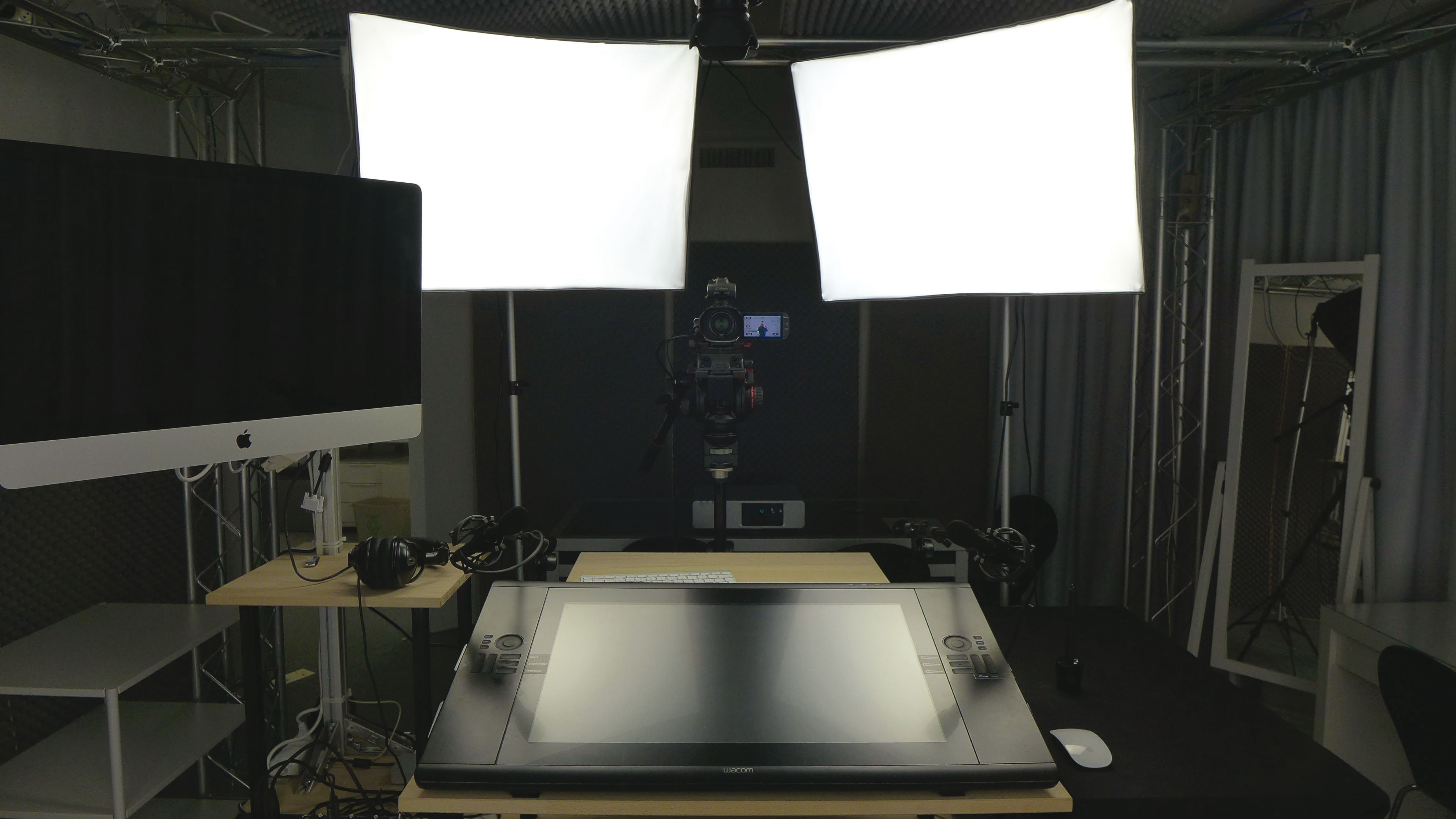 Studio de tournage du centre pour l’éducation à l’ère digitale (CEDE) de l’EPFL