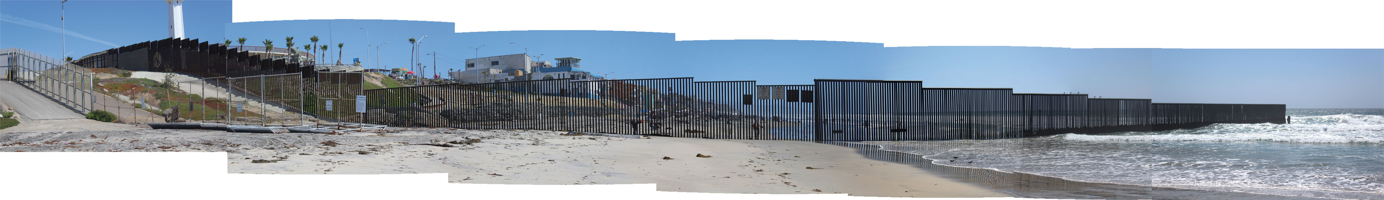 La frontière entre les USA et le Mexique