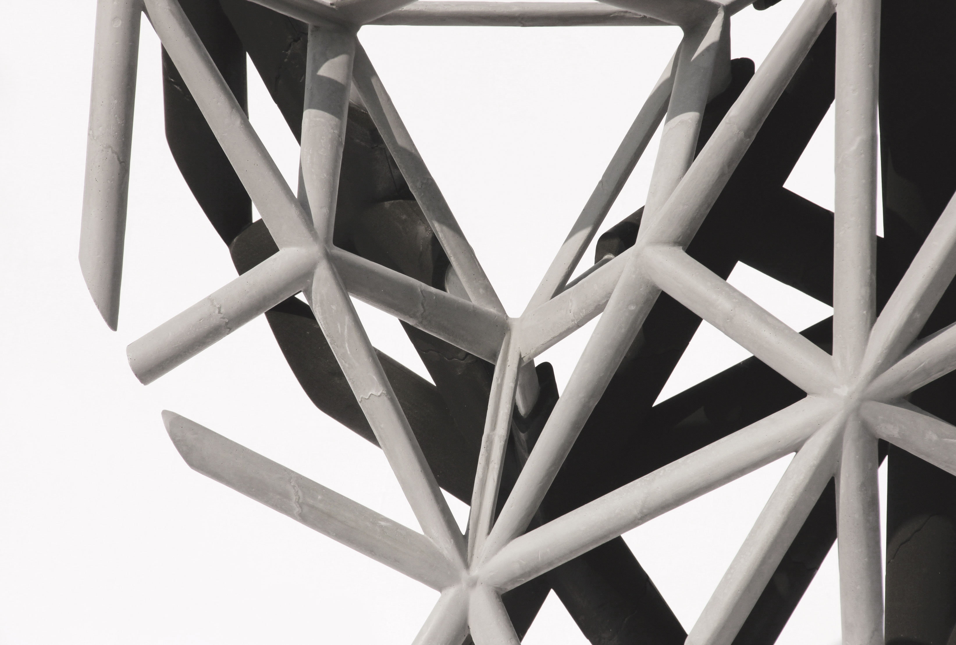 Des treillis spatiaux en BFUP, semblables à des treillis métalliques