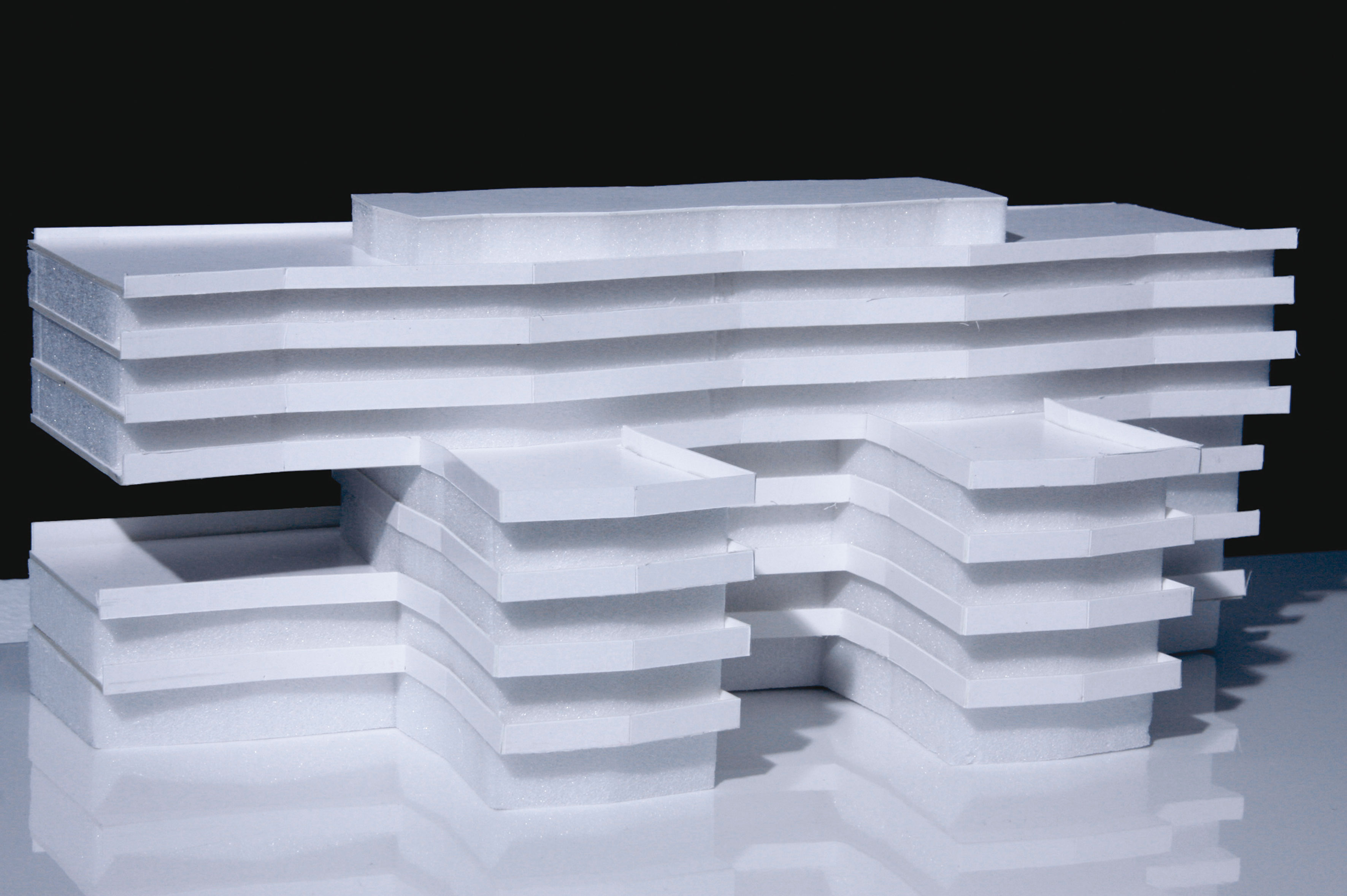 Recherches de volumétries en maquette