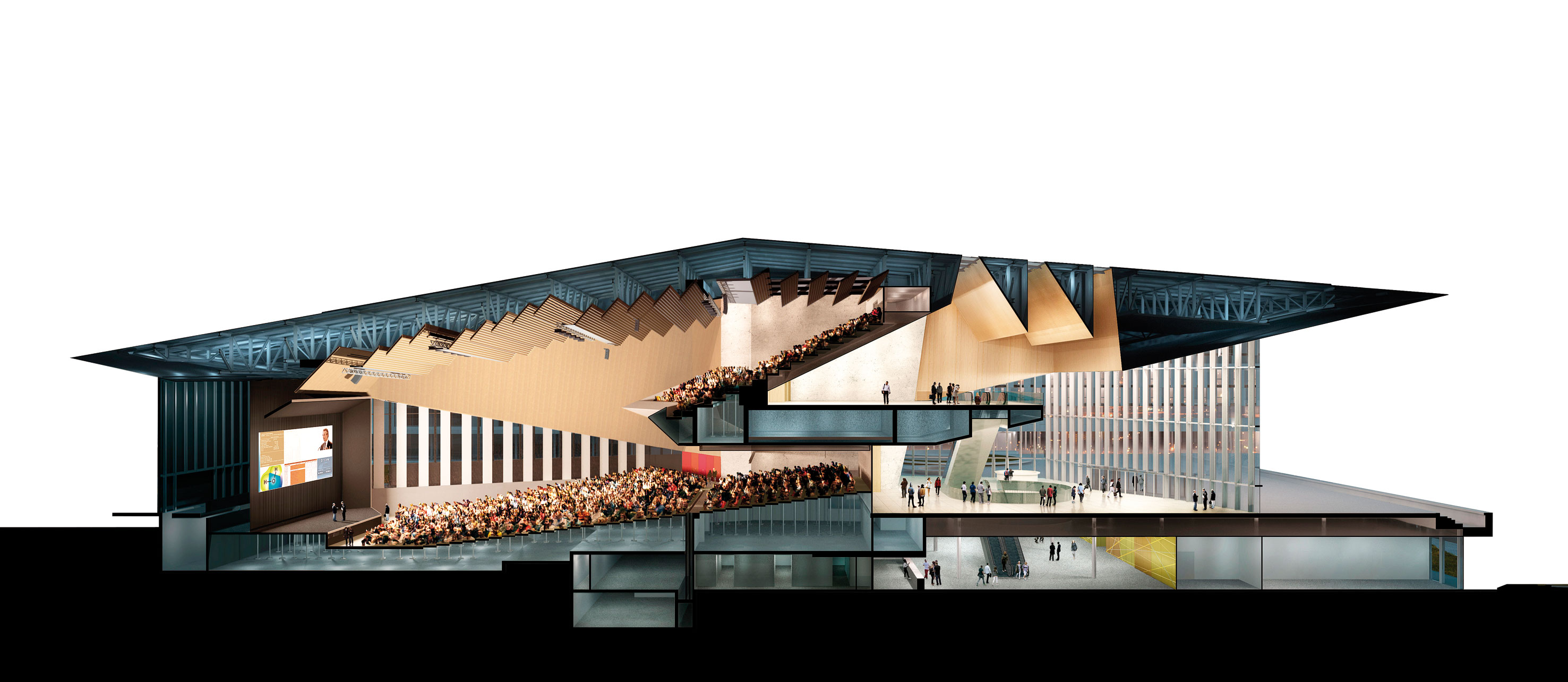 Configuration possible du SwissTech Convention Center