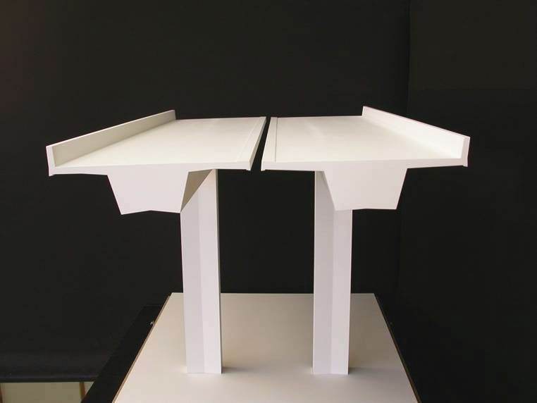 Maquette d’un tronçon des viaducs Eaux des Fontaines