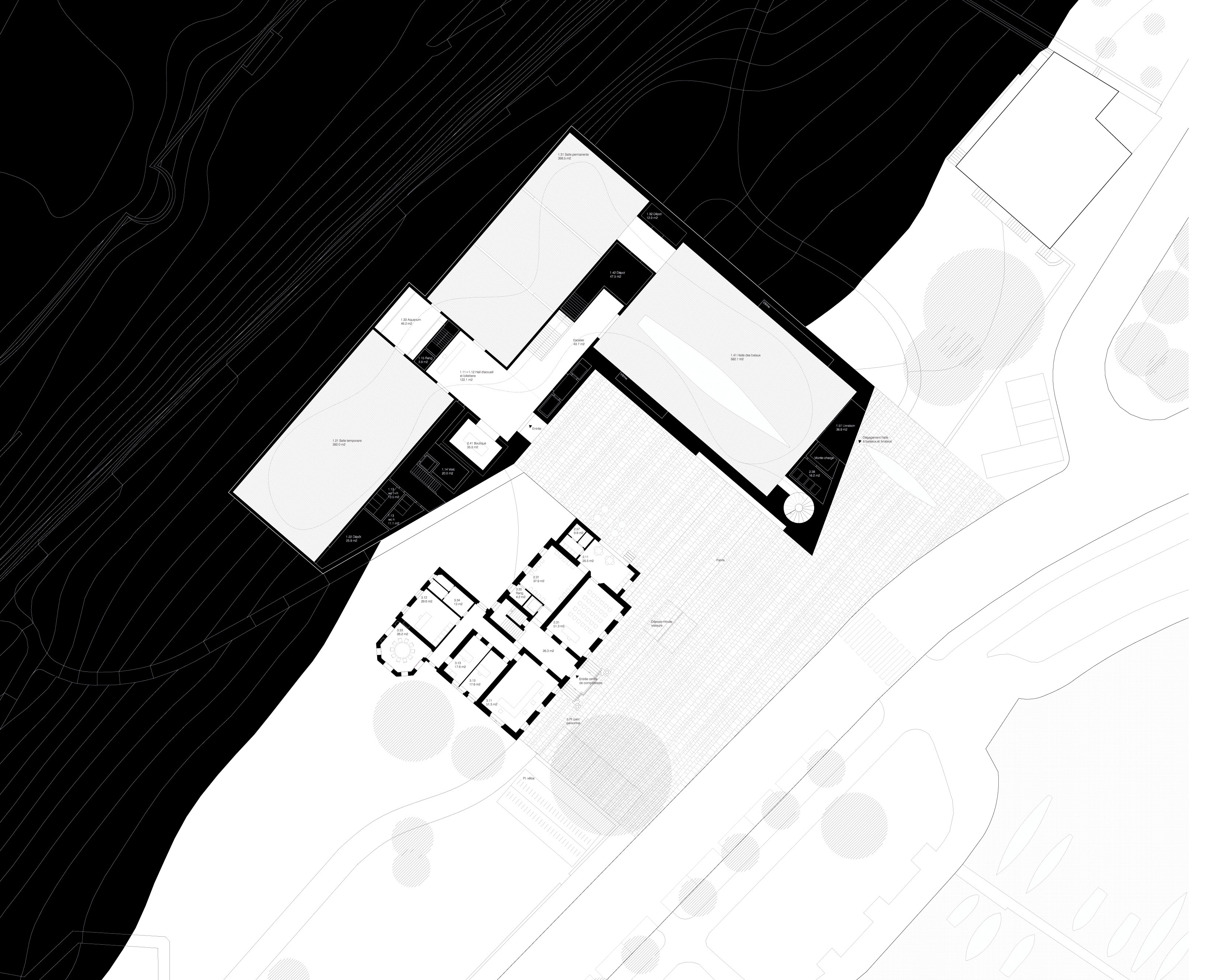 NOVIODUNUM, plan de situation (FHV Fruehauf, Henry &amp; Viladoms)