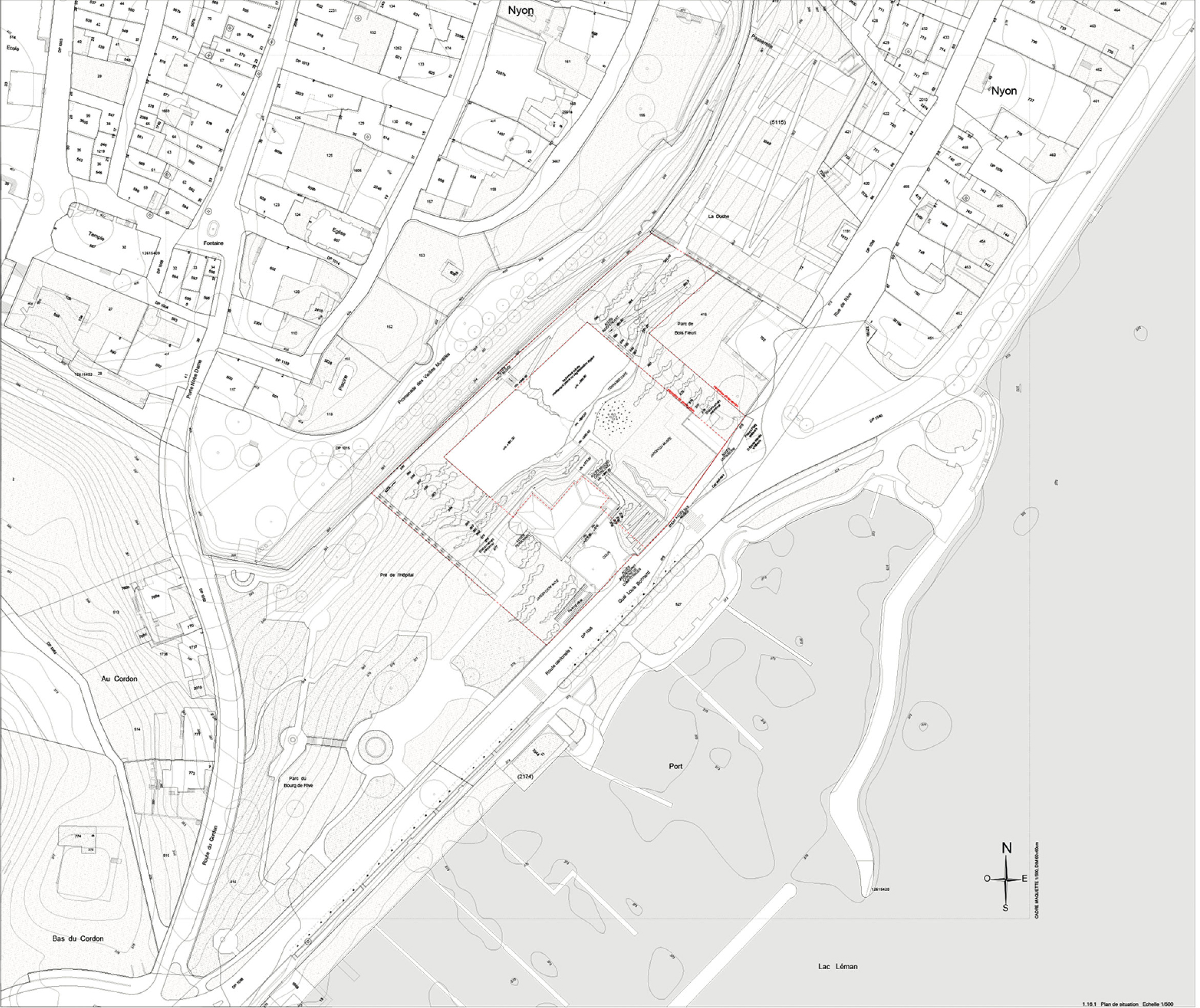 COMPRENDRE, plan de situation (Agence Rudi Ricciotti)