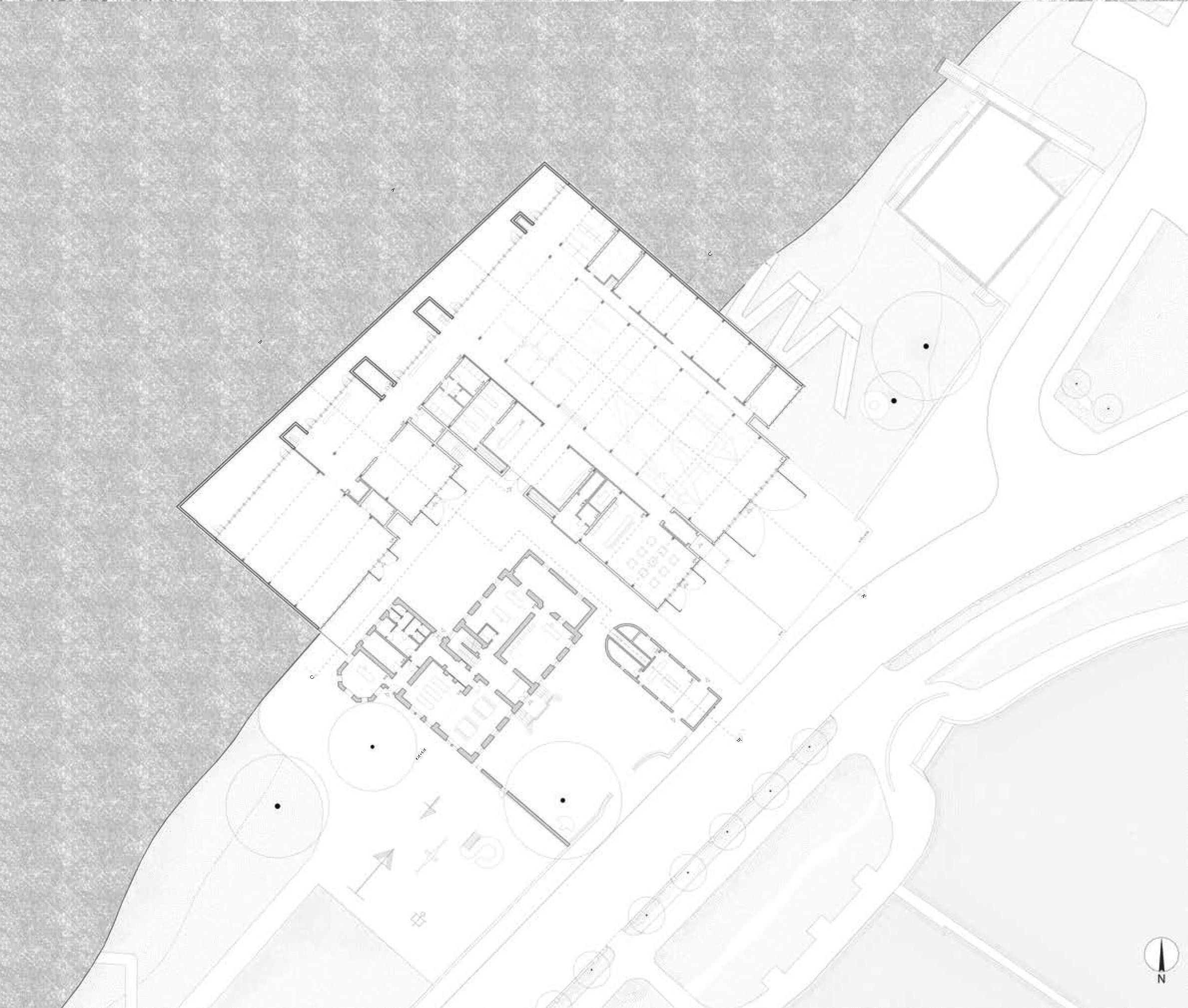 TOUCAN, plan du rez-de-chaussée, (Studio Mumbai et PioveneFabi)