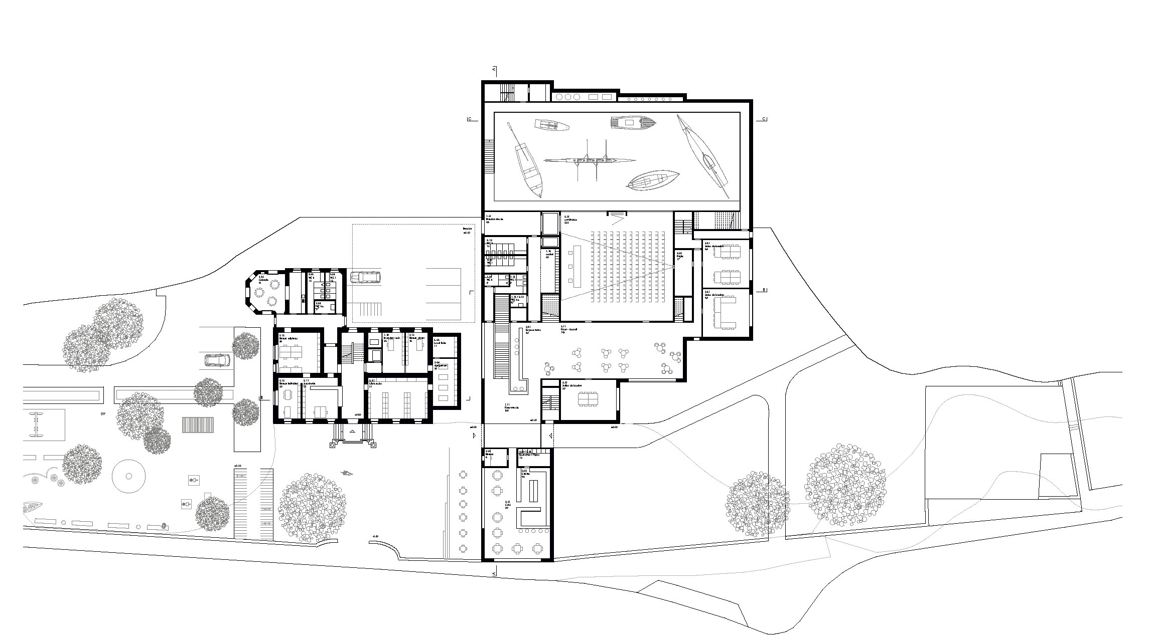 BJORN, plan de rez-de-chaussée (Morger + Dettli Architekten)