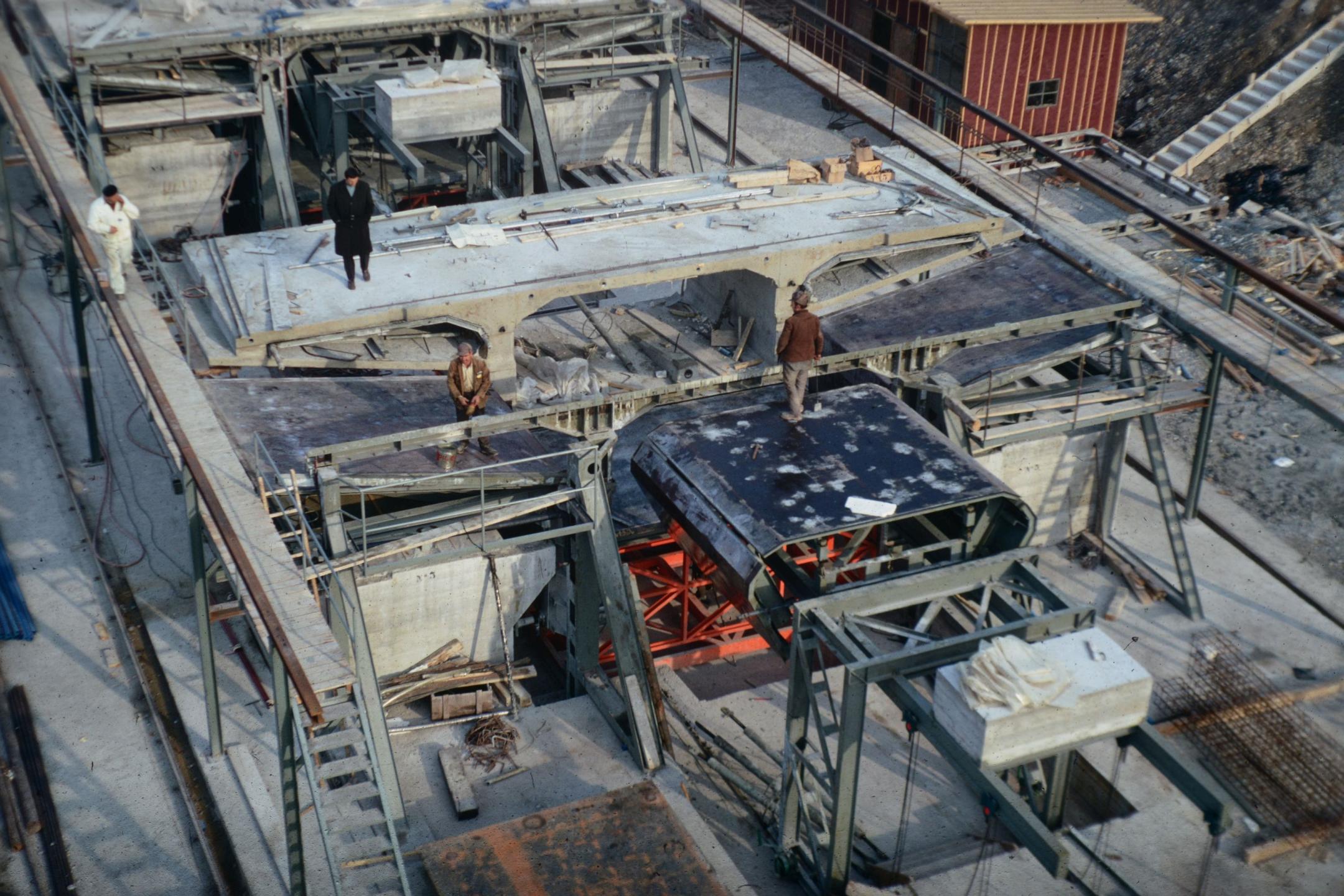 Image d'archive des viaducs de Chillon (MONOD-PIGUET + ASSOCIES IC S.A.)