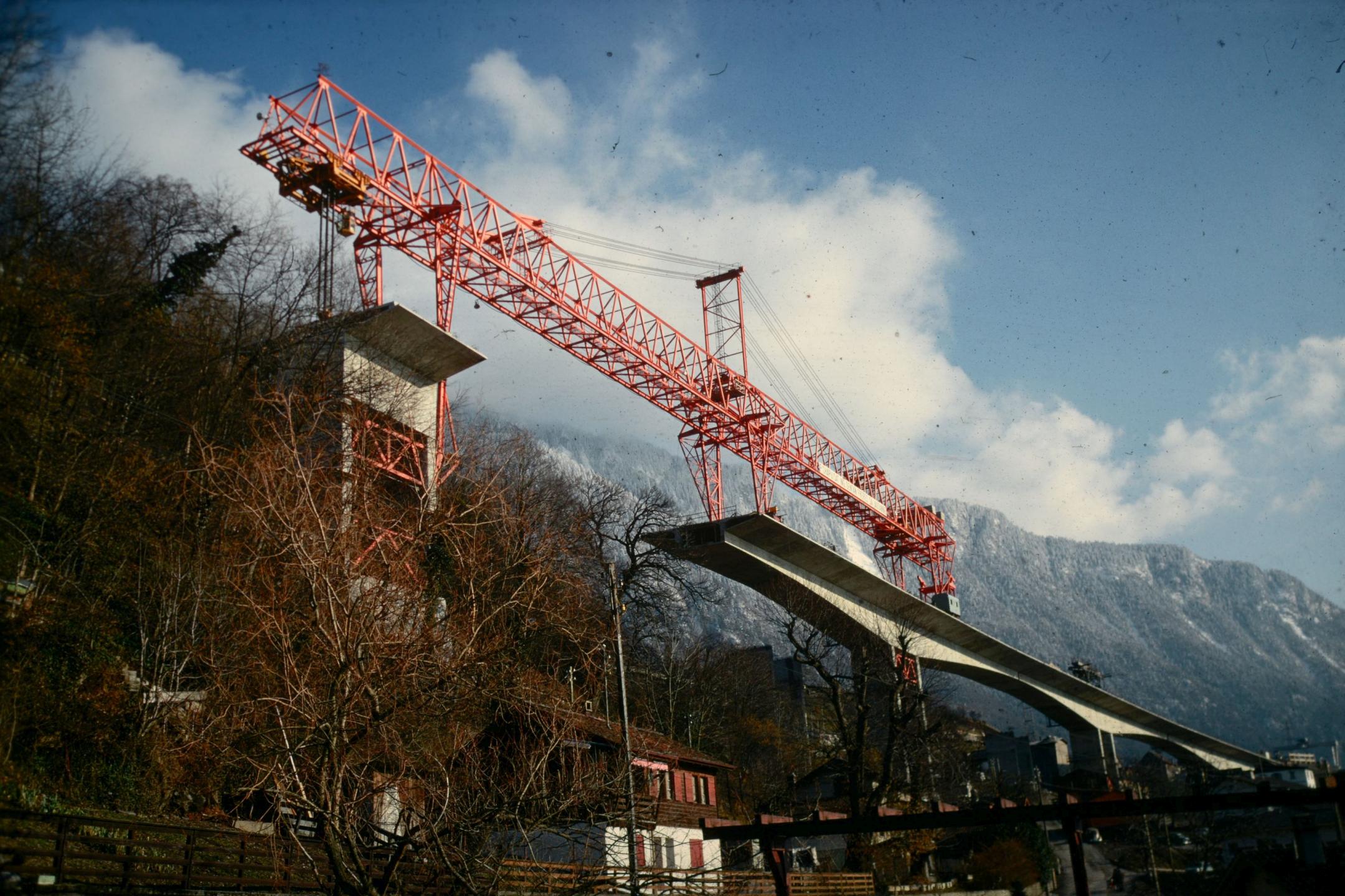 Image d'archive des viaducs de Chillon (MONOD-PIGUET + ASSOCIES IC S.A.)