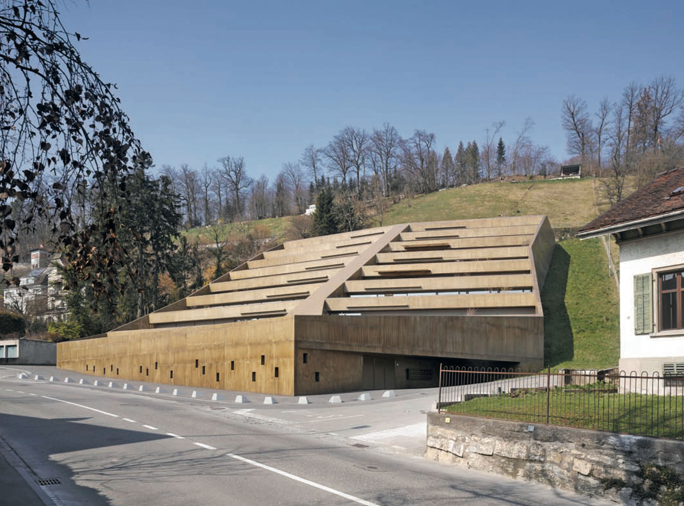 Ken Architekten, maisons en terrasses à Brougg (2013), vue extérieure