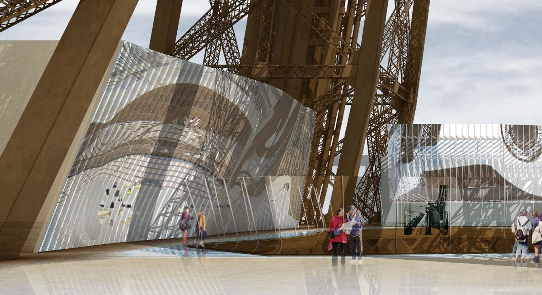 Evolution de la forme de la façade et du calepinage?: concours phase préliminaire (fourni par les auteurs)