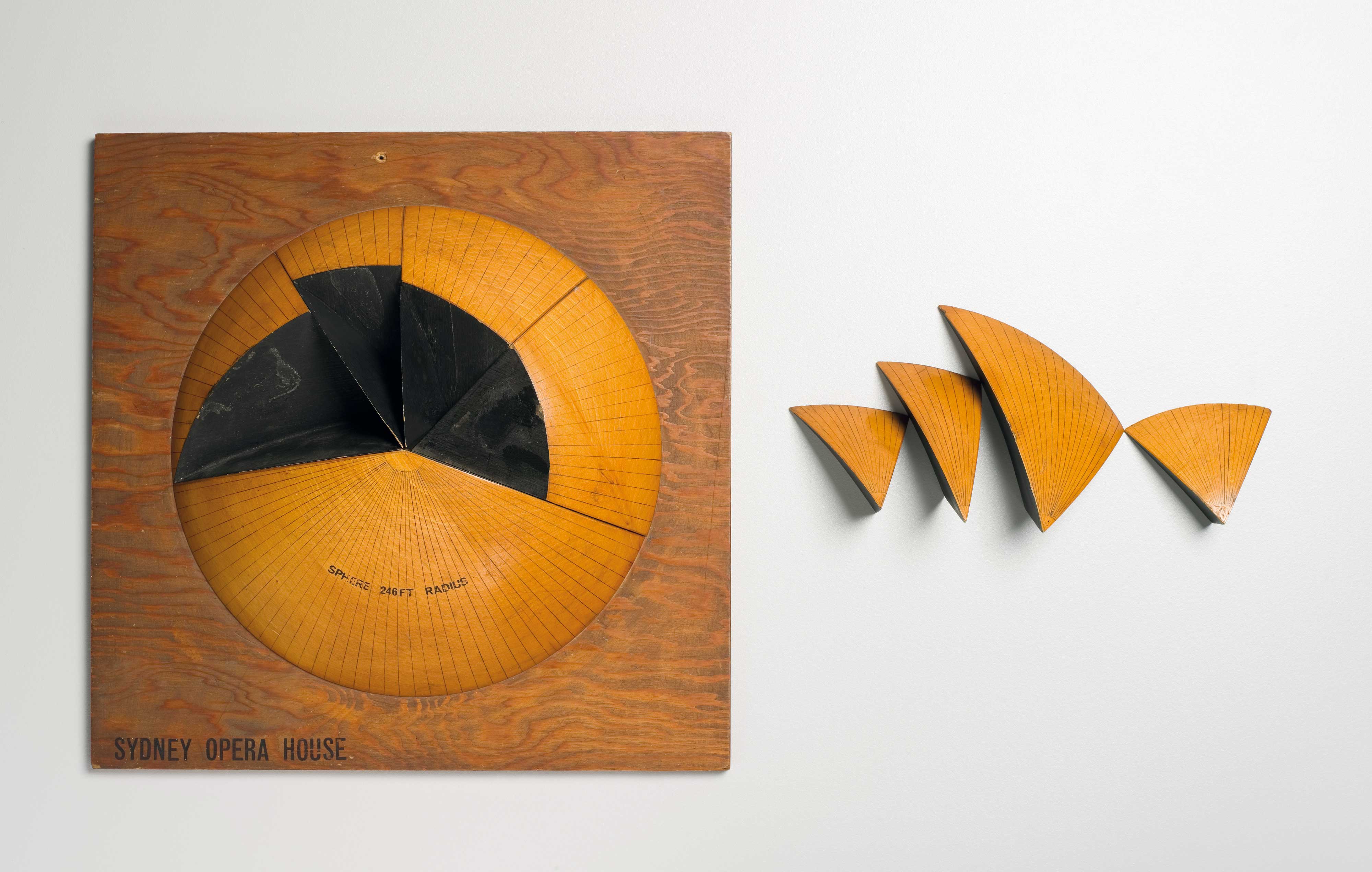 Maquette mettant en évidence la ­géométrie sphérique de l’opéra (fourni par les auteurs)