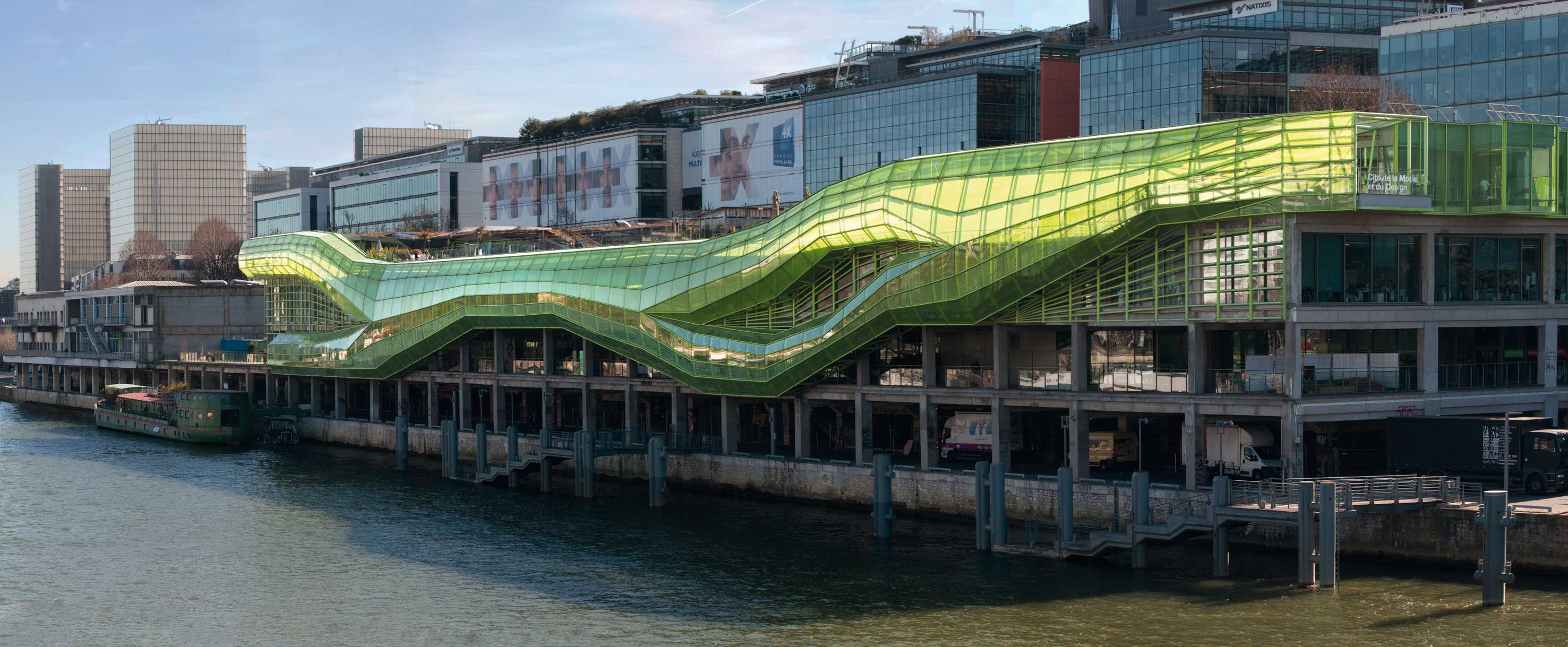 Cité de la mode et du design, Paris, Architecte Jakob + MacFarlane, ingénierie RFR