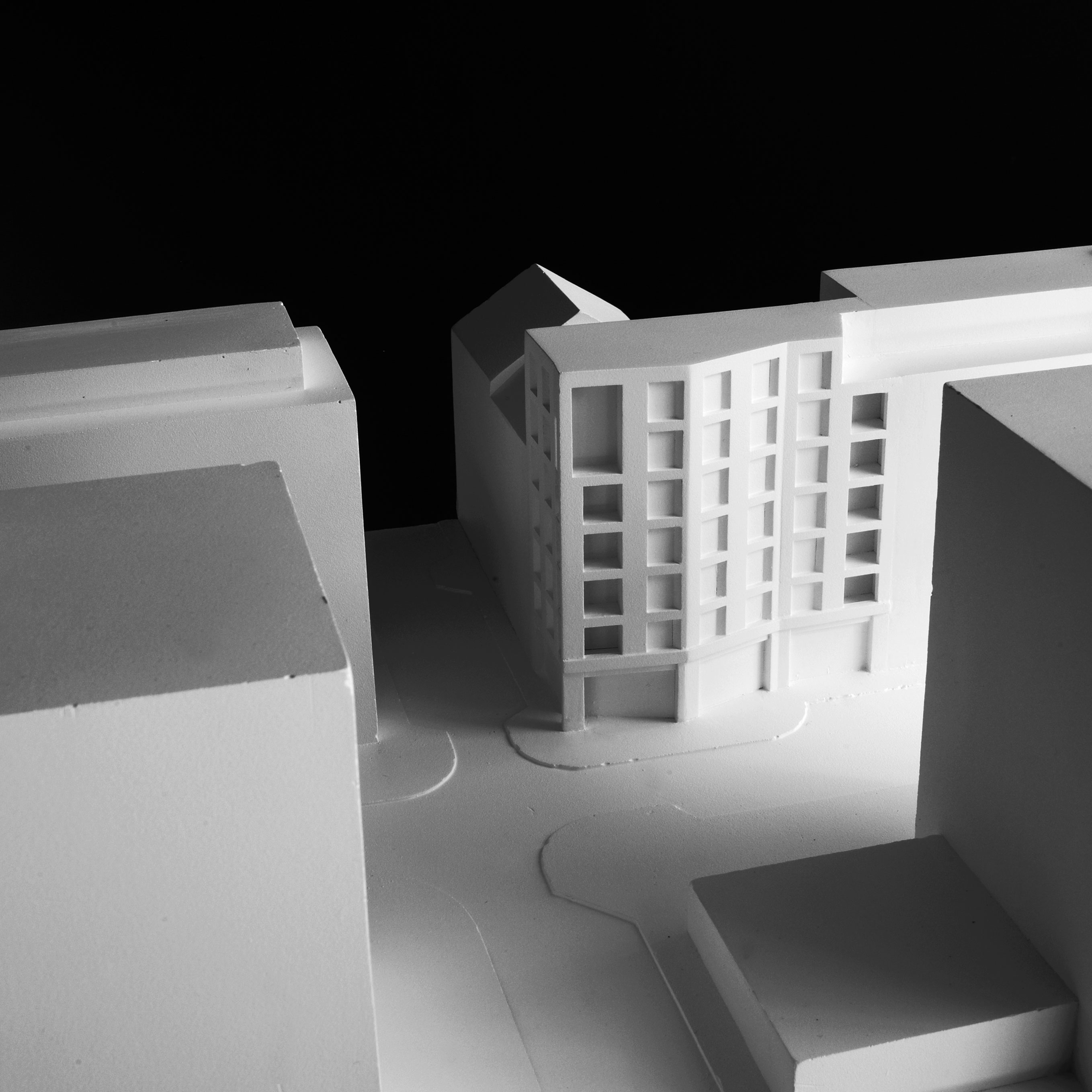 Maquette du futur immeuble de la rue des Cordiers