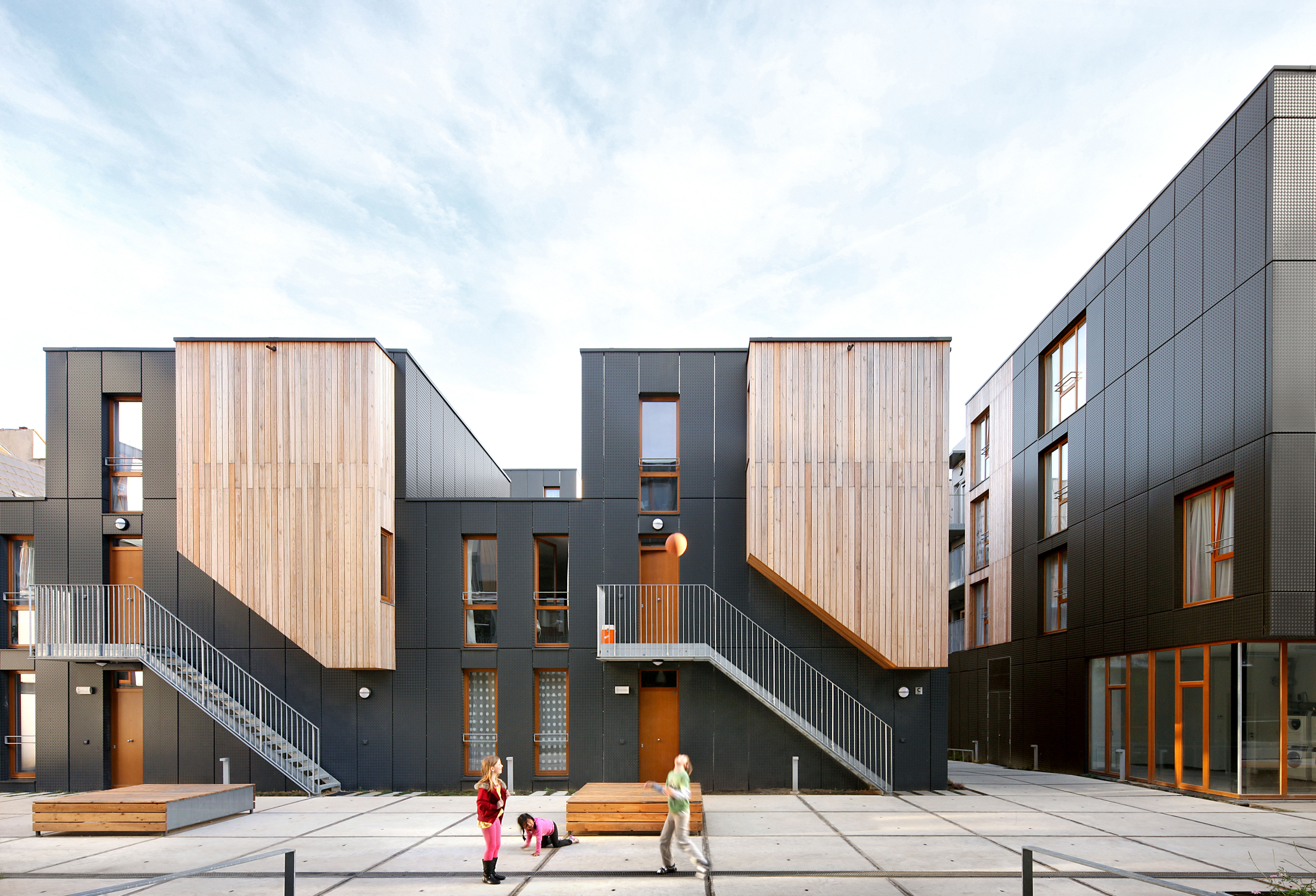 MDW ARCHITECTURE, 42 social accommodations and crèche Brussels, Belgium, 2011 MDW ARCHITECTURE, 42 social accommodations and crèche Brussels, Belgium, 2011