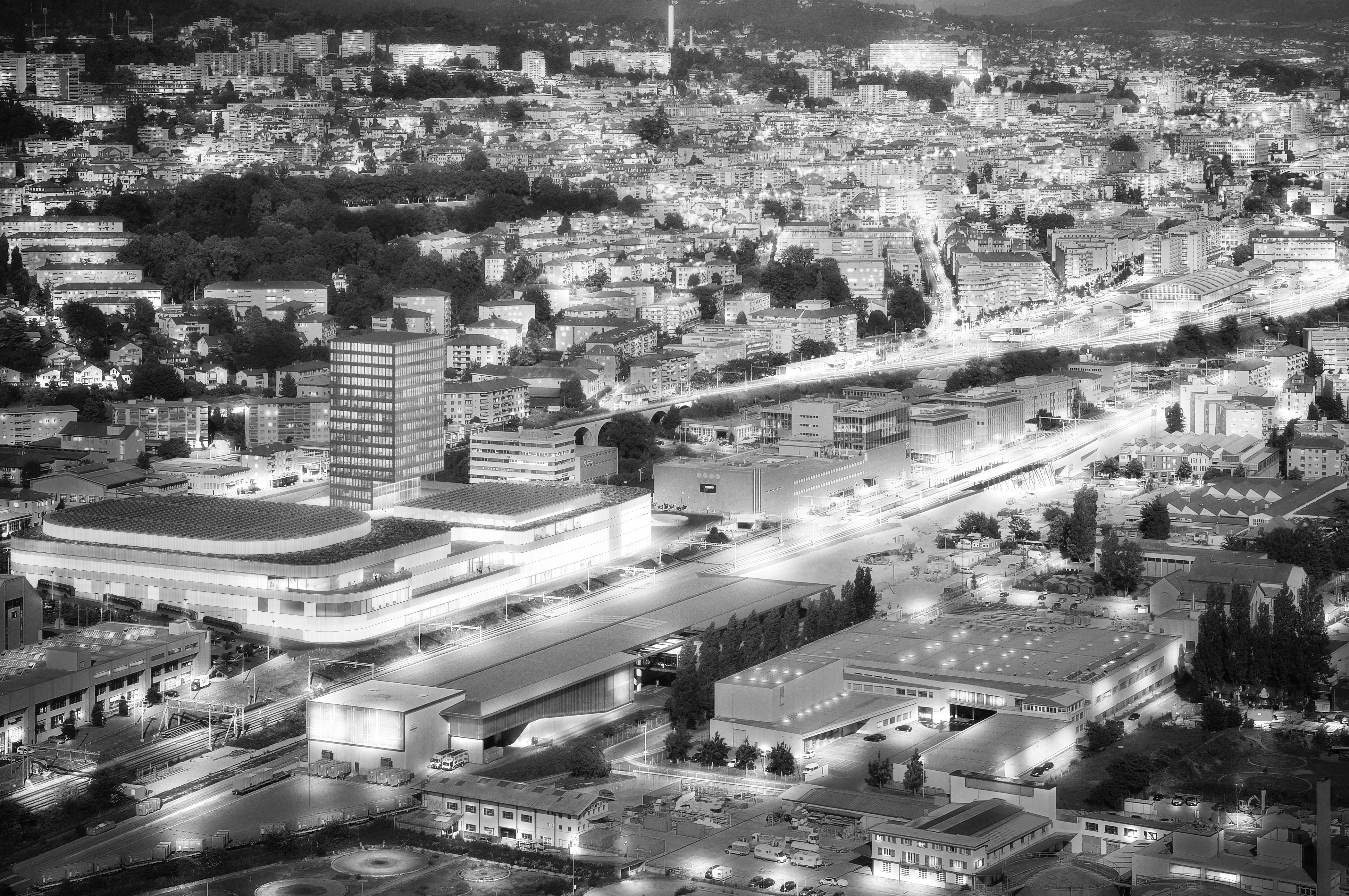 Vue ae?rienne (� Pont 12)