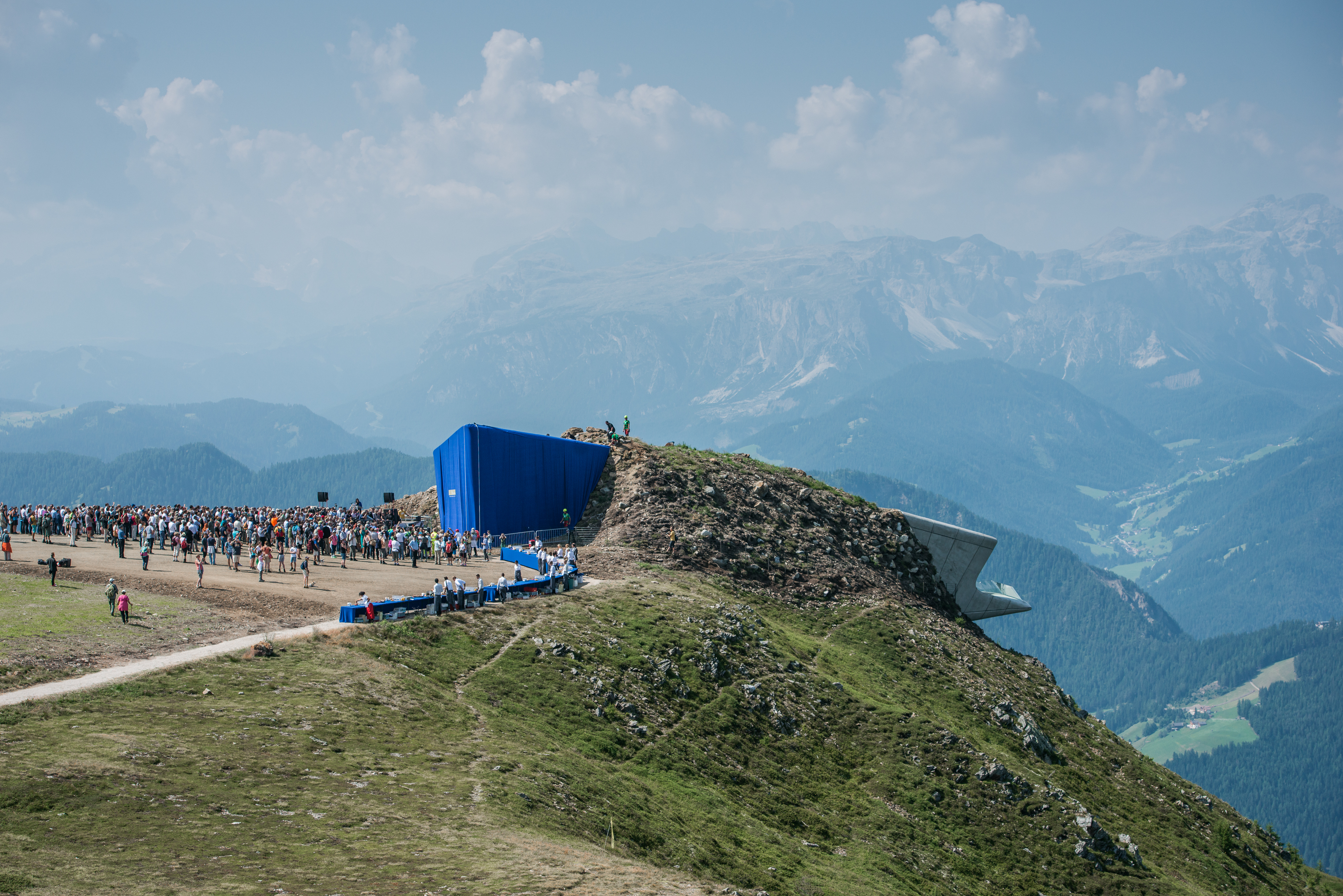 Vue du musée lors de l'inauguration