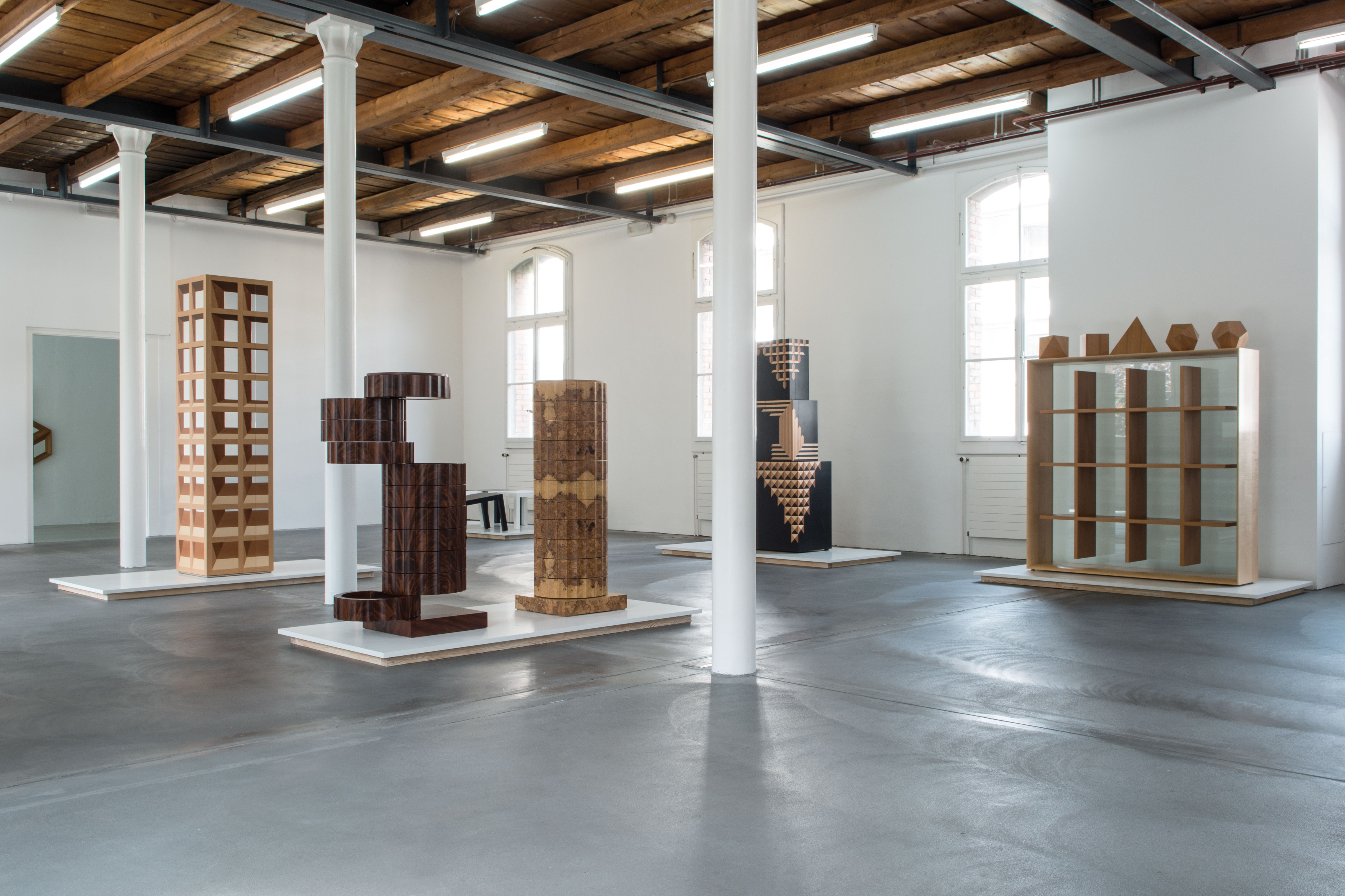 Vue de l’exposition Trix &amp; Robert Haussmann, Collection Röthlisberg-Miroirs, Fri Art