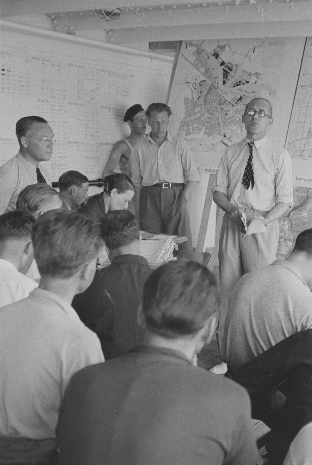 Le Corbusier à bord du Patris II