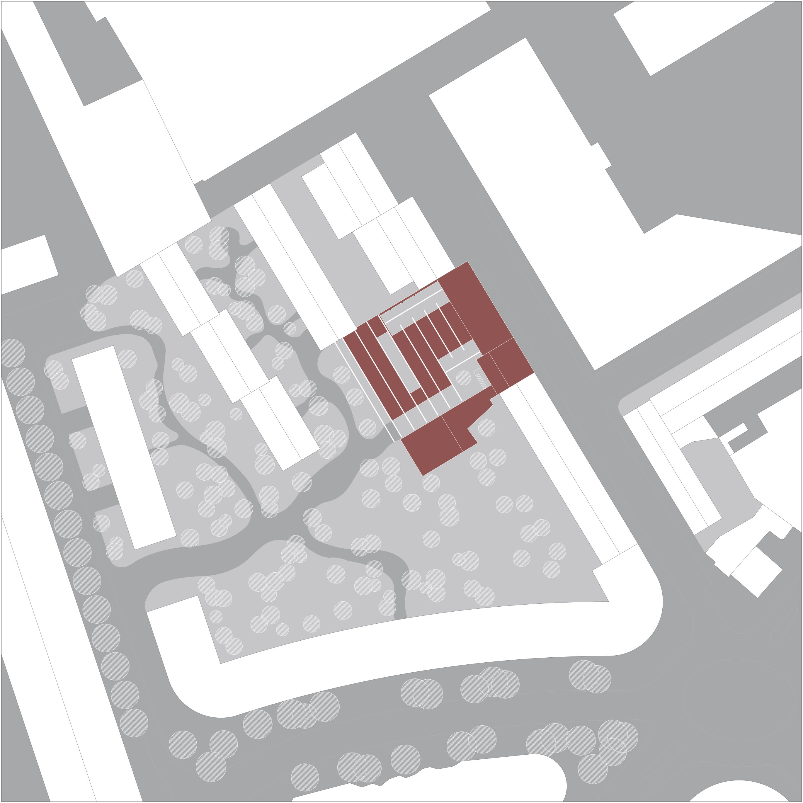 Der Plan zeigt die Lage des Gebäudes im Quartier (Plan: Buol?&amp;?Zünd Architekten)