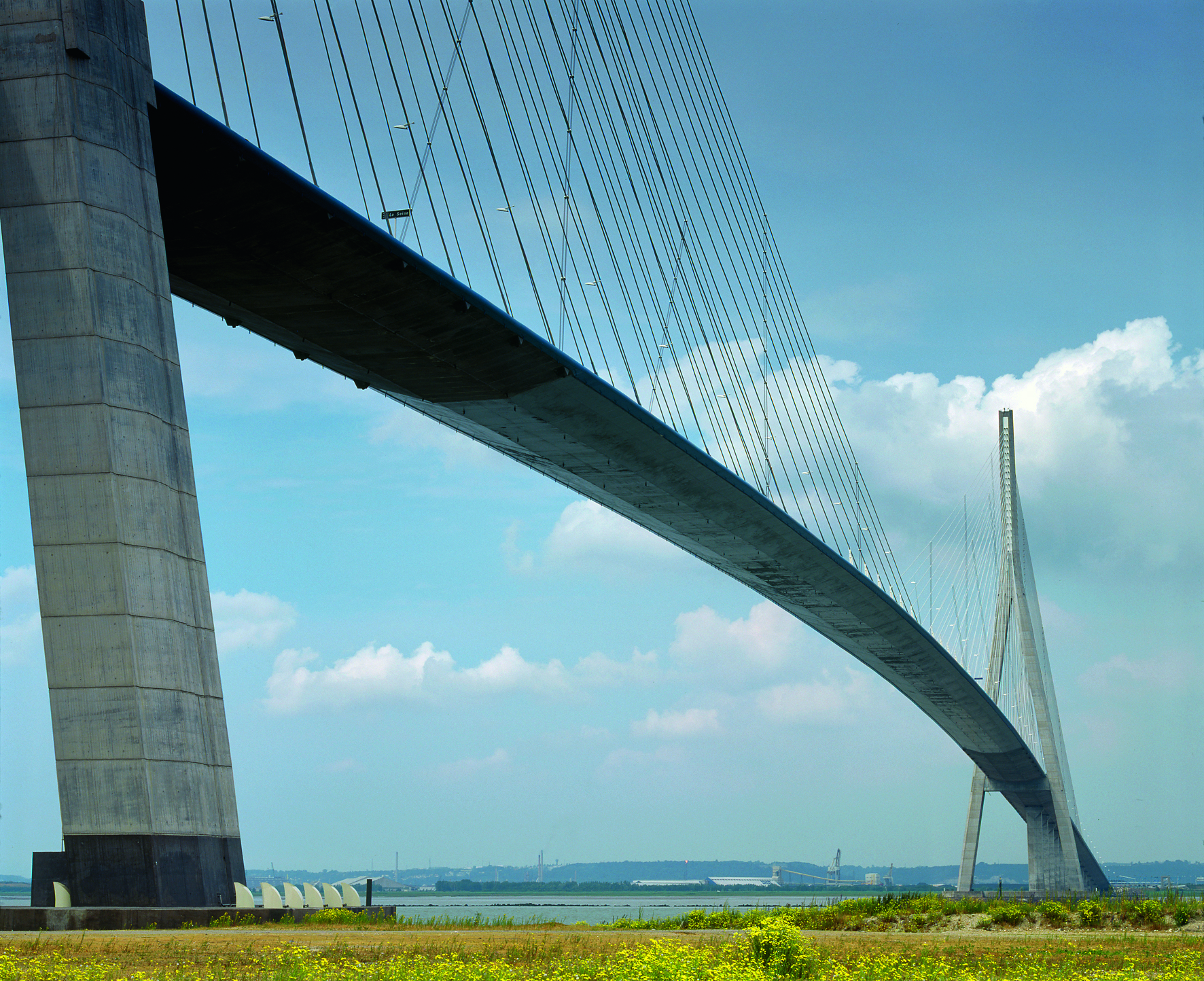 Schrägseilbrücke Pont de Normandie (Foto: Keystone?/?Markus Widmer)