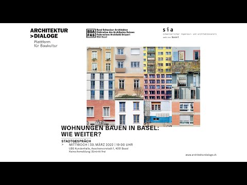 Preview image for the video "Stadtgespräch «Wohnungen bauen in Basel – wie weiter?».".