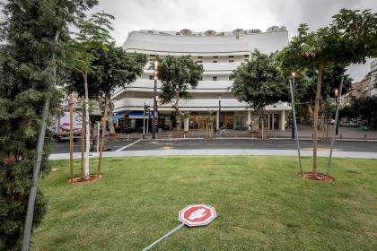 Das ehemalige Kino am Dizengoff-Platz wurde stark saniert und ist jetzt ein Hotel.