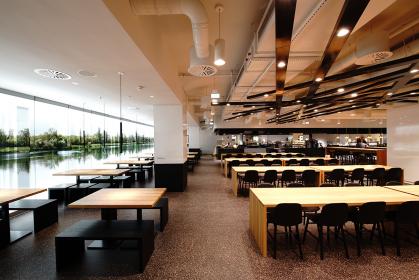 Kategorie: Hotel / Gastronomie | Mitarbeiterkantine Düsseldorf | Licht Kunst Licht AG Kategorie: Hotel / Gastronomie | Mitarbeiterkantine Düsseldorf | Licht Kunst Licht AG